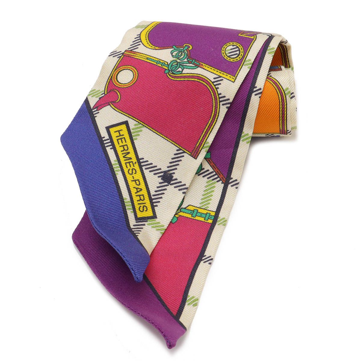 Hermes Hermès Twilly Camails Silk Scarf Textile Scarf DUTY FREE for USA