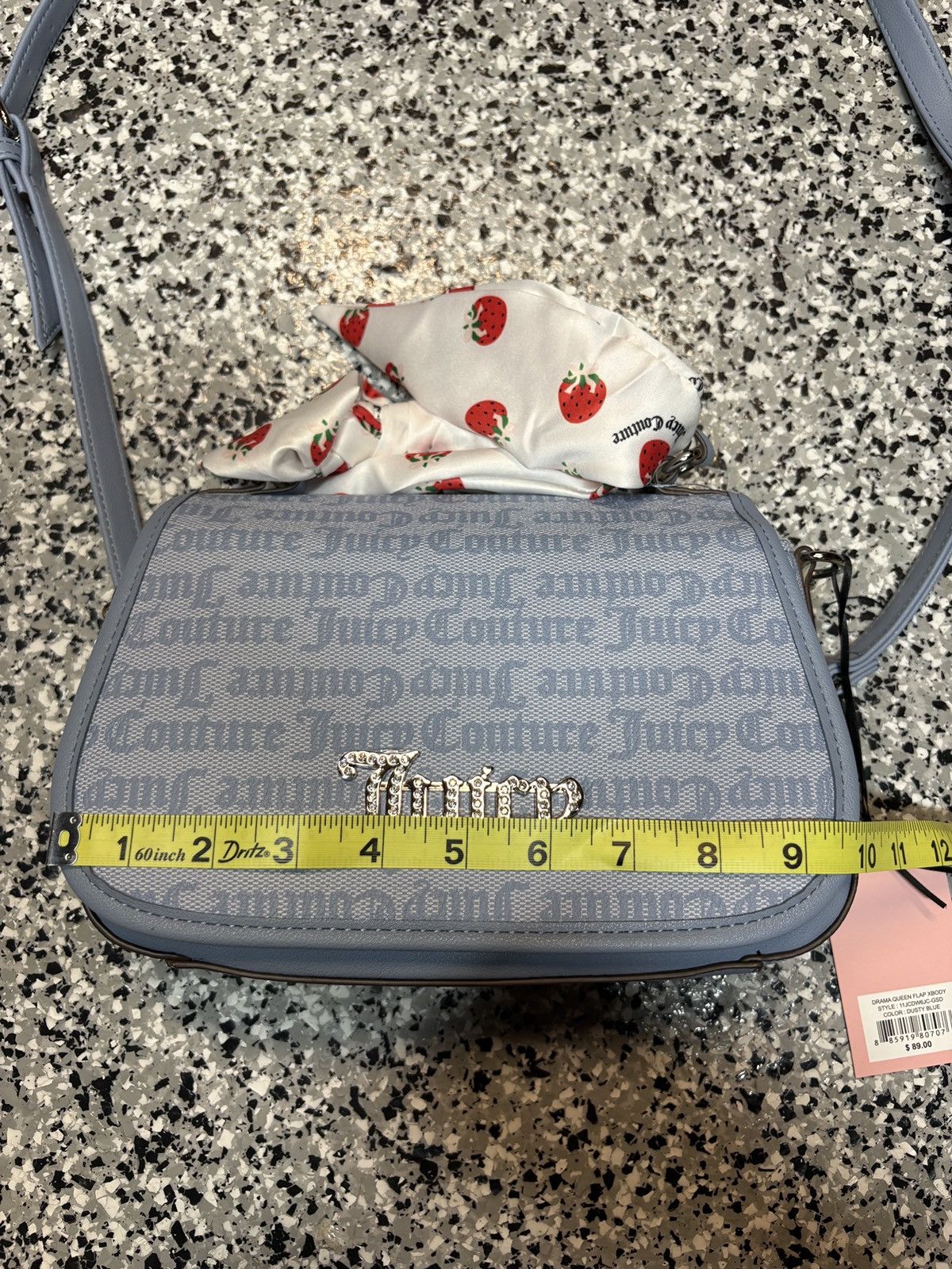 Juicy Couture Vintage Y2K Juicy Couture Drama Queen Flap Crossbody Bag Size ONE SIZE - 12 Thumbnail