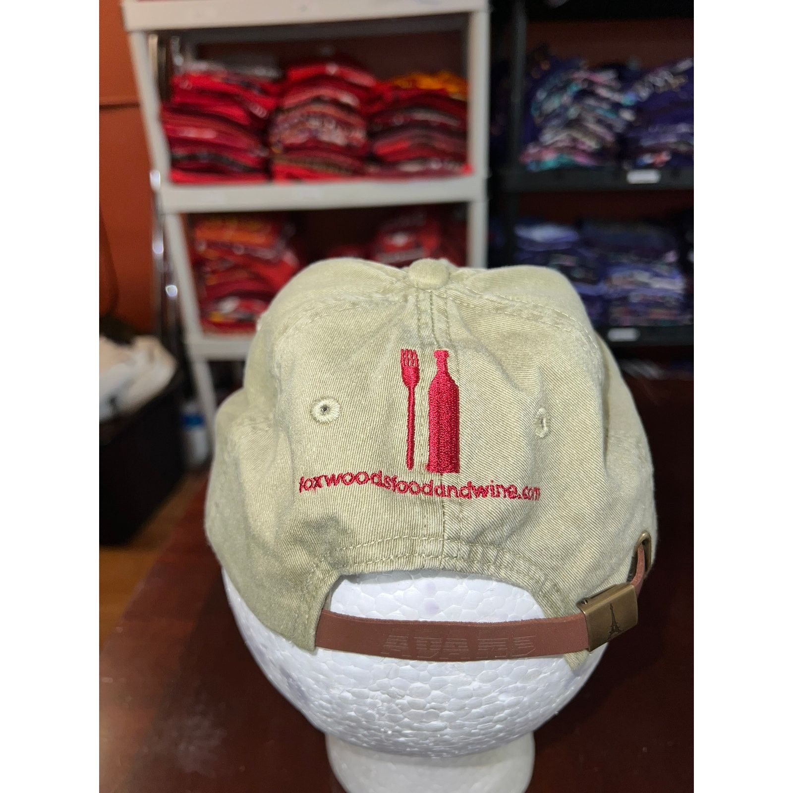 Vintage Foxwoods Food & Wine Festival Hat Cap Logo Promo Headwear OS Size ONE SIZE - 4 Thumbnail
