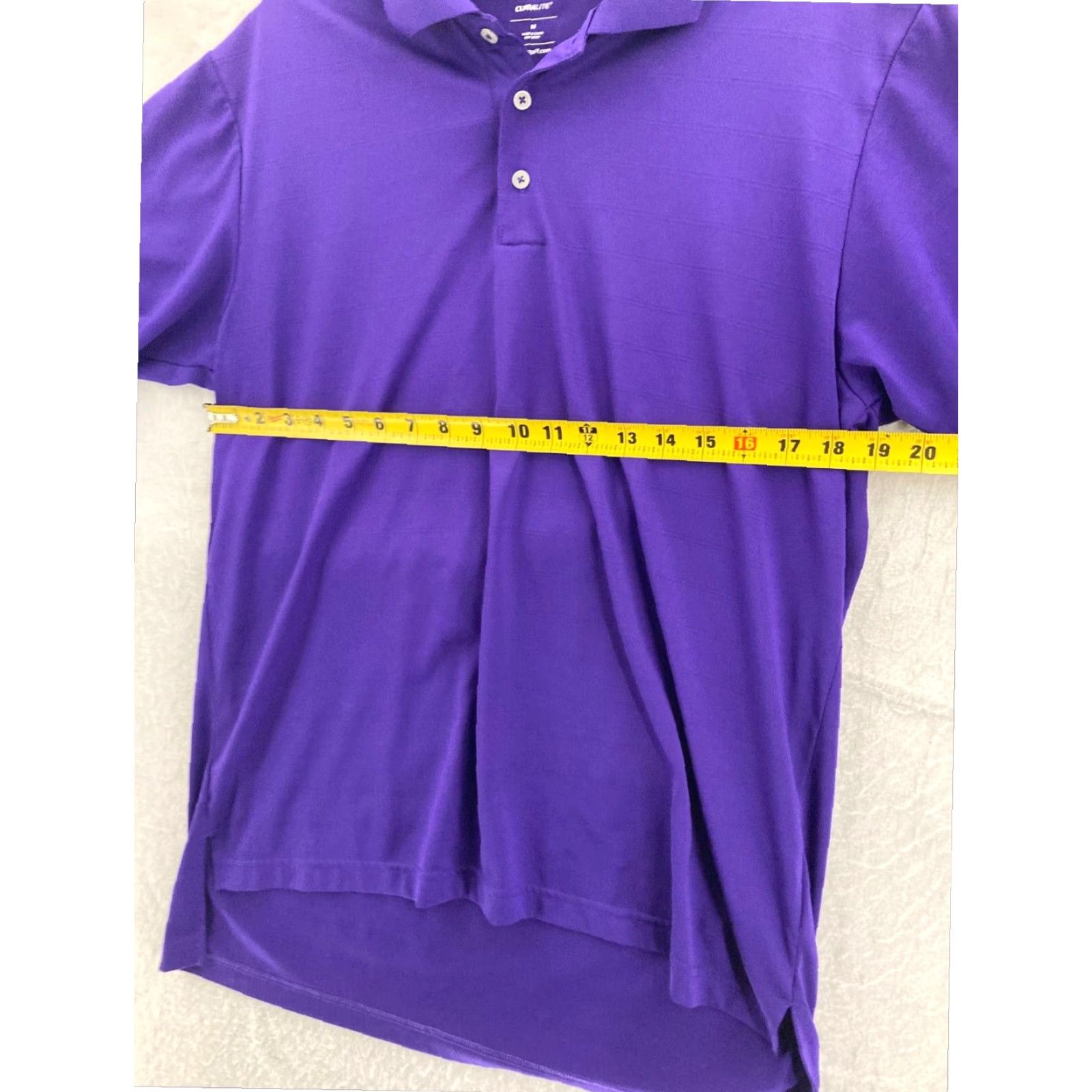 Adidas Adidas Mens Golf Polo Shirt Medium Purple Climalite Short Sleeve Athletic Size US M / EU 48-50 / 2 - 2 Thumbnail