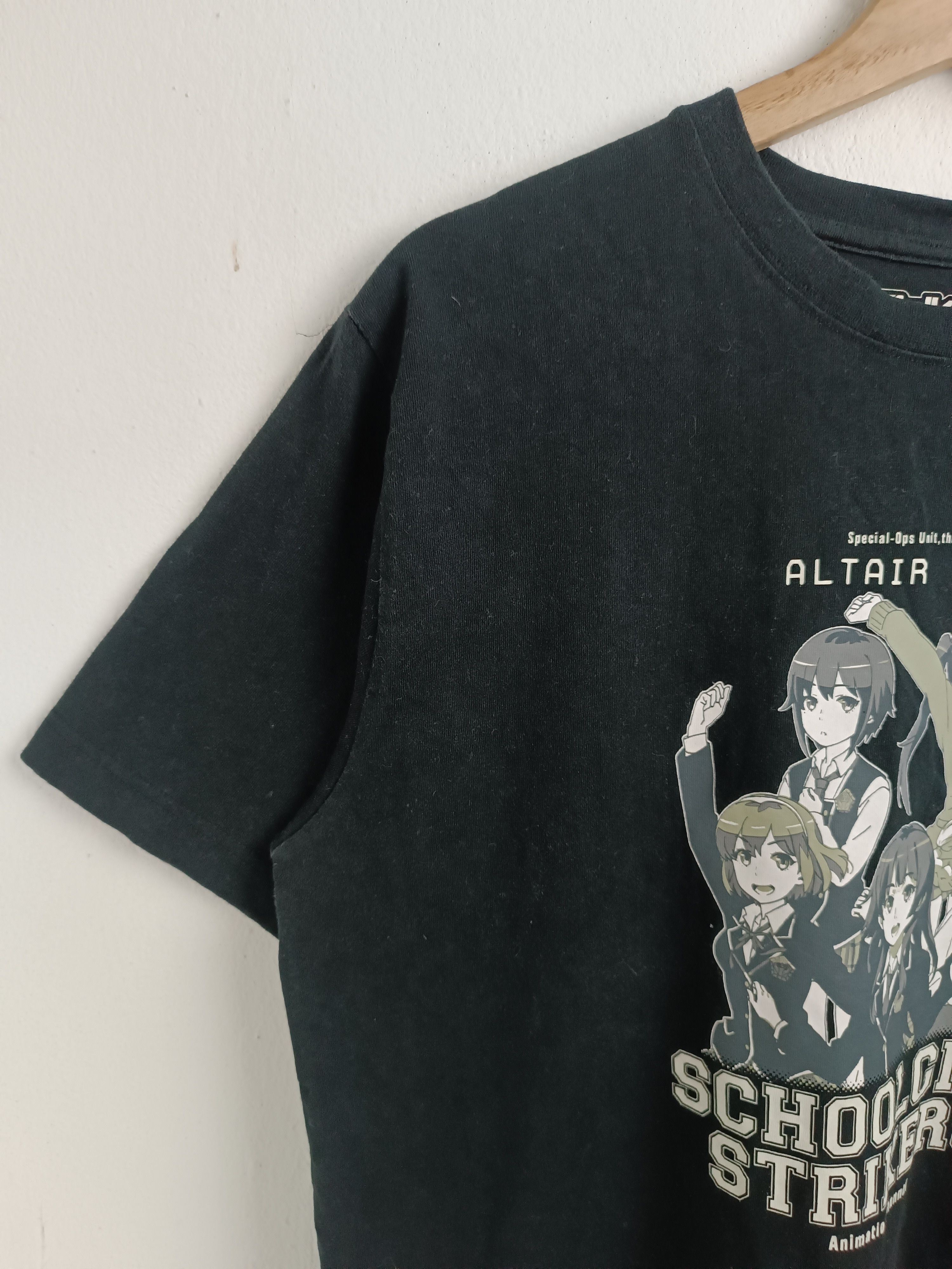 Anime VINTAGE SCHOOLGIRL STRIKERS ALTAIR TORTE ANIME TEE VERY RARE Size US L / EU 52-54 / 3 - 5 Thumbnail