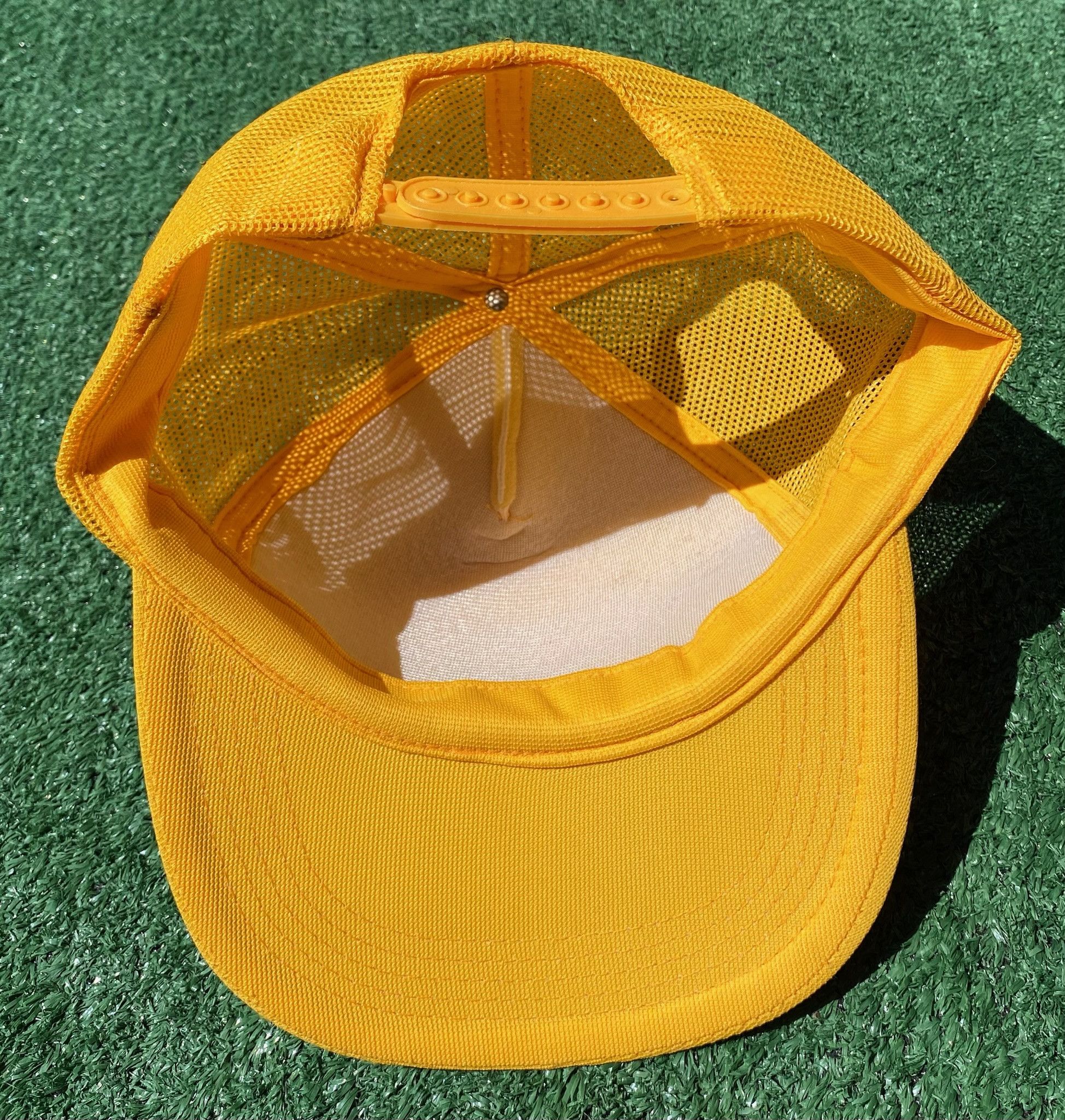 Vintage Vintage 80’s Cancun Mexico Yellow Snapback Trucker Hat Size ONE SIZE - 7 Thumbnail