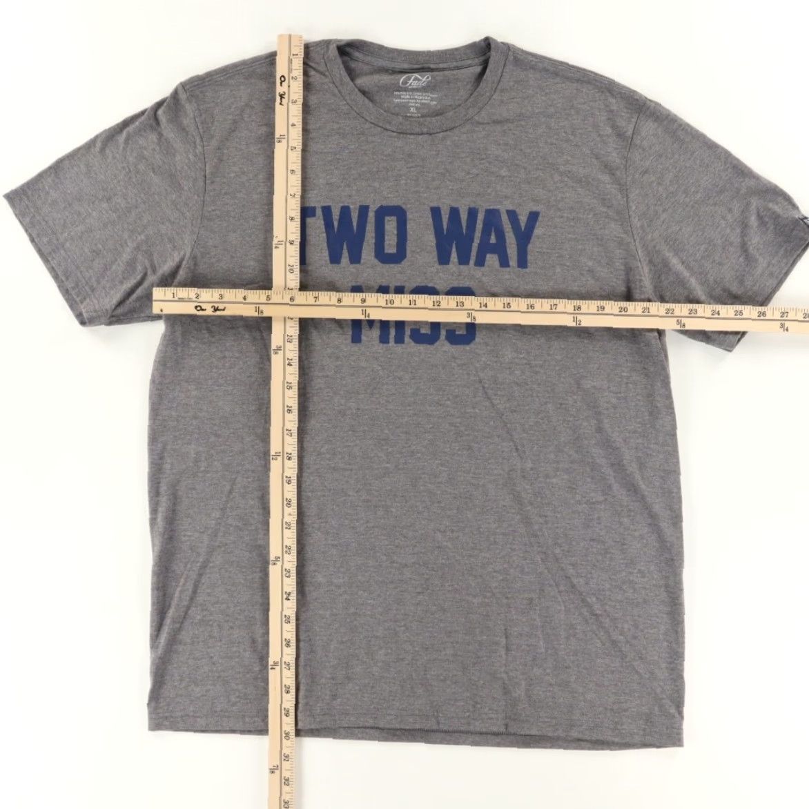 Vintage Fade Golf N' Stuff Two Way Miss Solid T-Shirt Gray Men's XL Shirt Mens XL Gray Fade Golf N' Stuff Two Way Miss Solid T-Shirt Size US XL / EU 56 / 4 - 3 Thumbnail