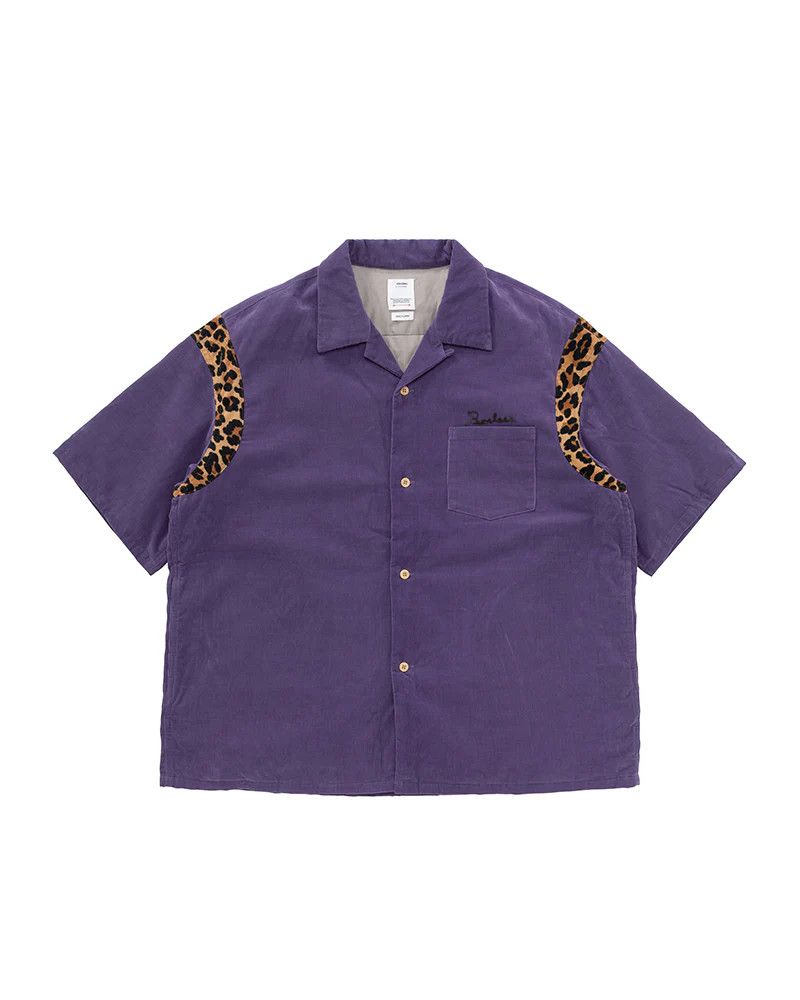 Visvim o1mle0725 Wallis Down S/S Shirt in Purple Size US M / EU 48-50 / 2 - 1 Thumbnail
