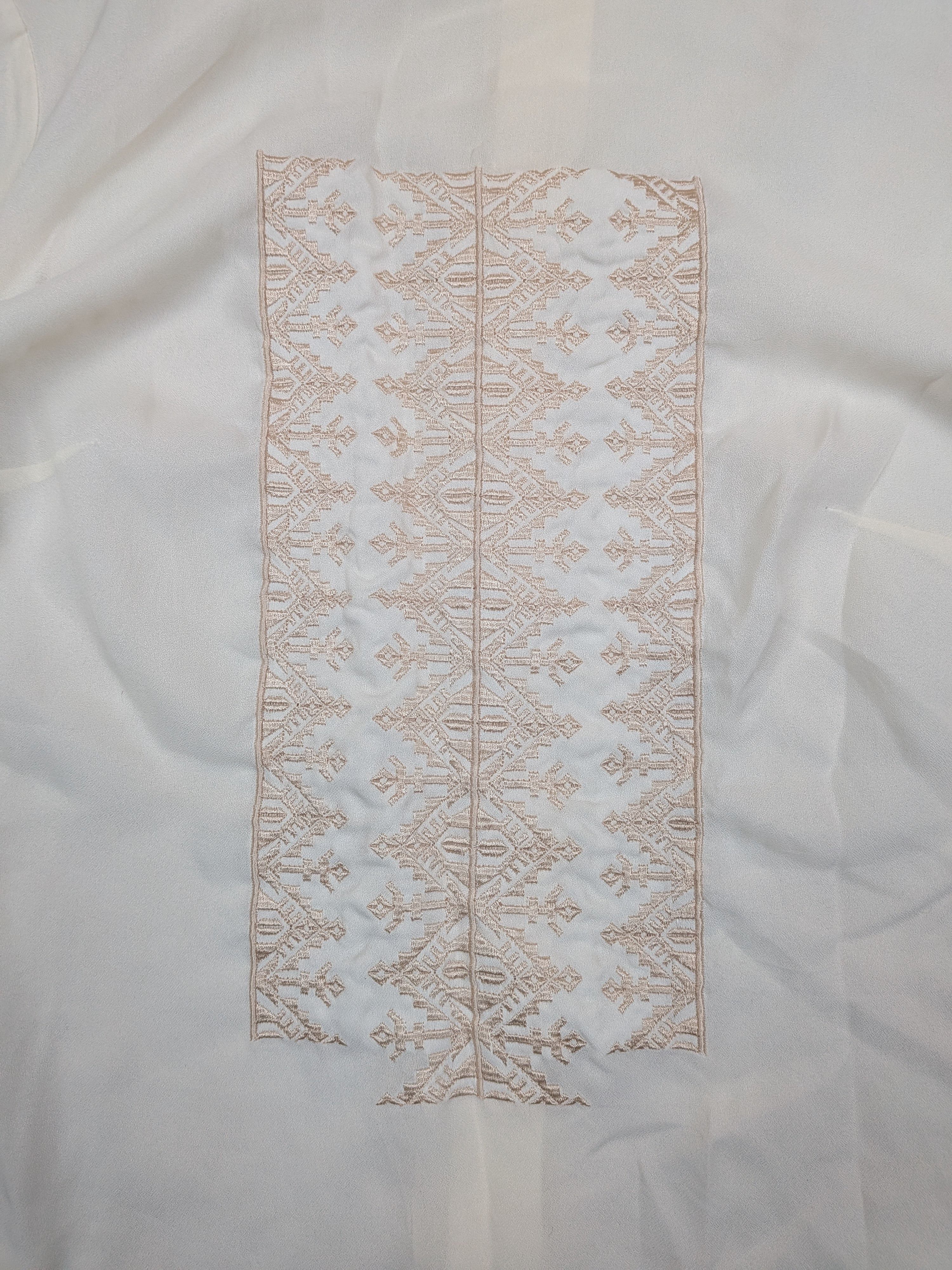 Other Handmade Vintage Silk & Guipure Lace Blouse Boho Size L XL Size L / US 10 / IT 46 - 11 Thumbnail