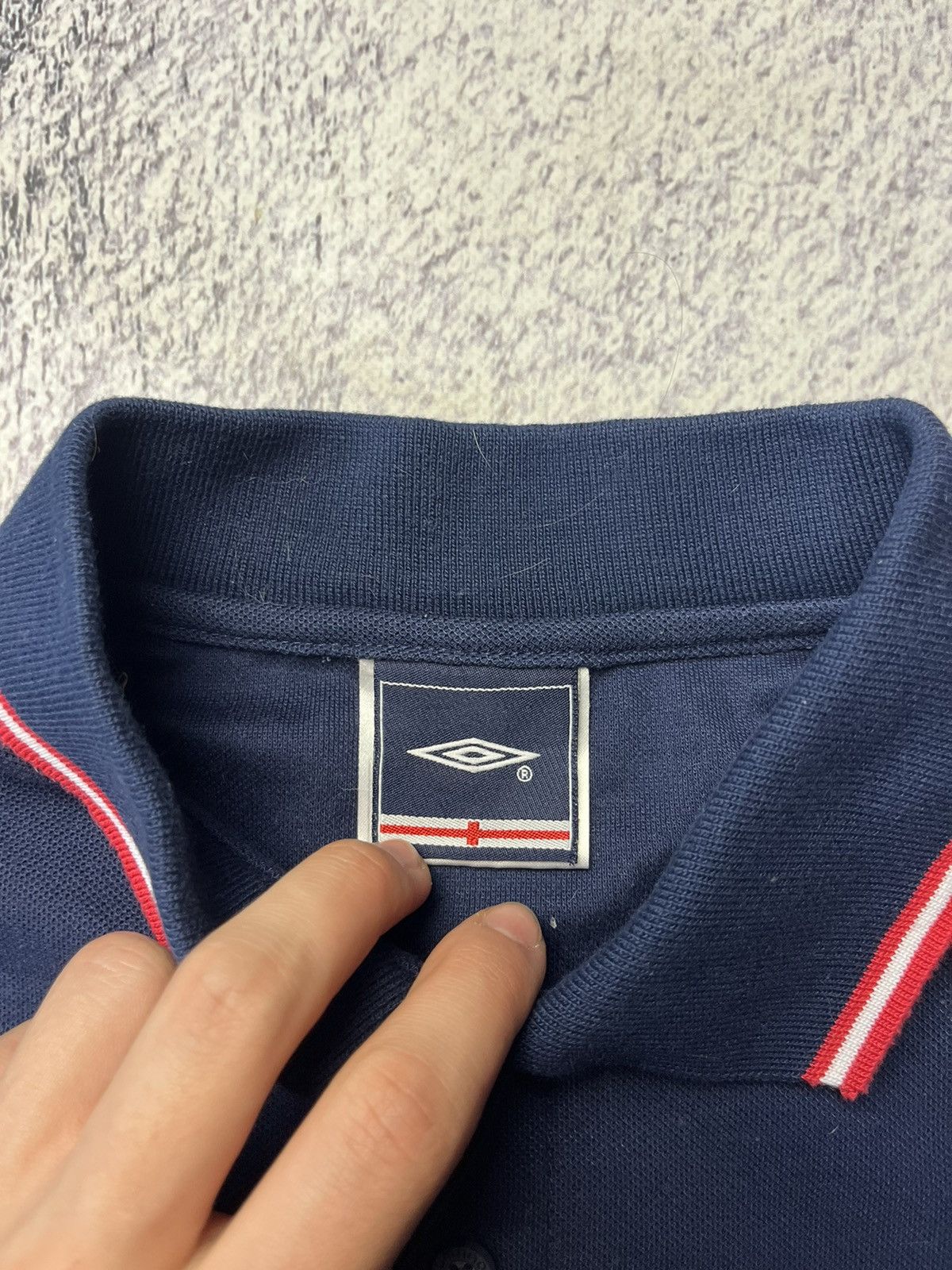 Umbro Vintage Umbro England soccer jersey polo size M Size US M / EU 48-50 / 2 - 13 Thumbnail