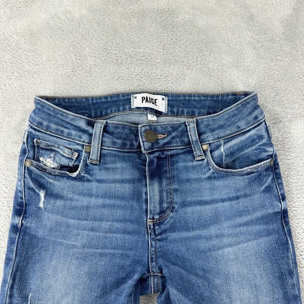 Paige Paige Women's Size 24x27 Verdugo Ankle Distressed Zipper Fl Size 24" / US 00 / IT 34 - 8 Thumbnail