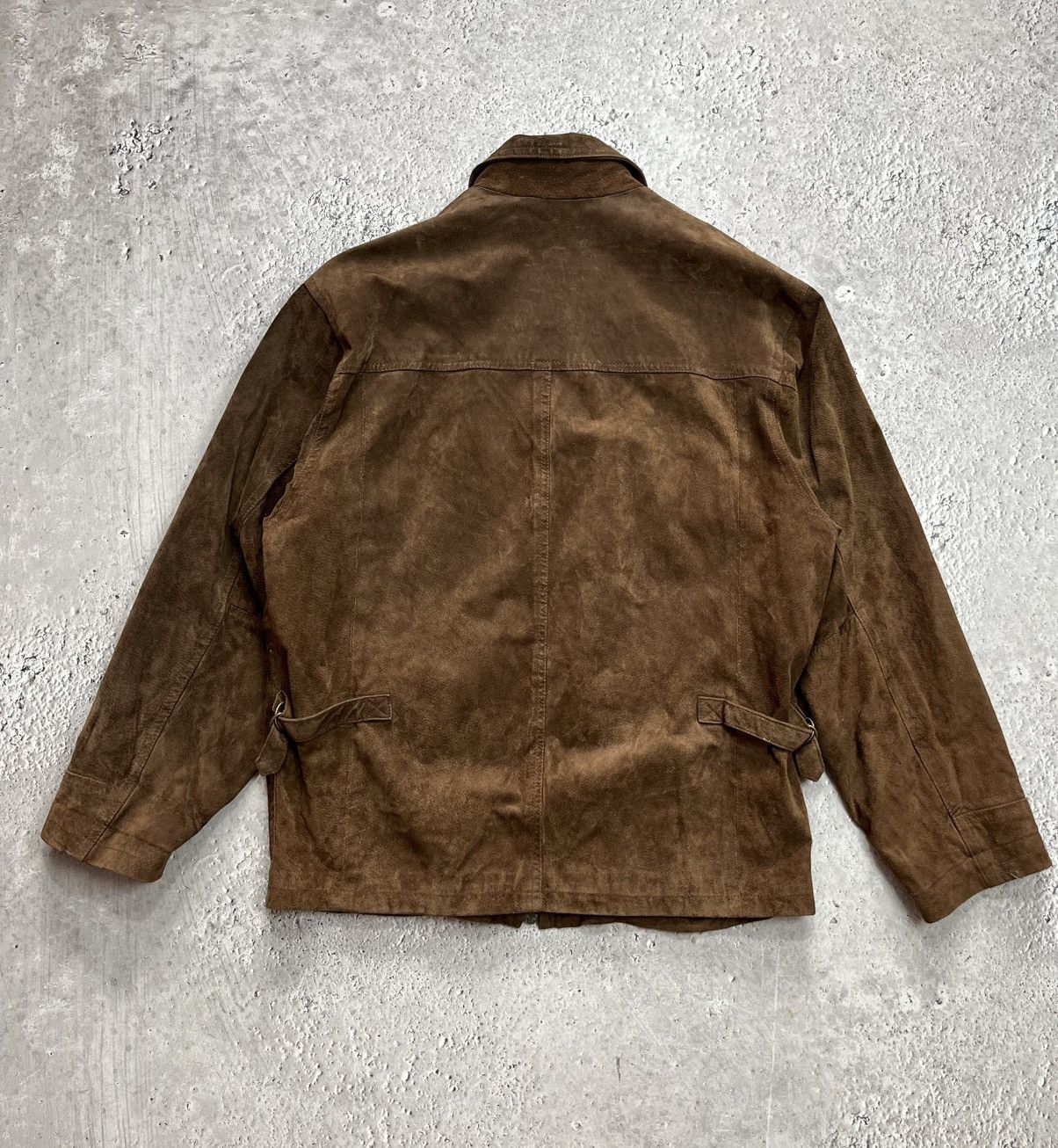 Genuine Leather Vintage Brown Leather Jacket Distressed Genuine Leather 52 Size US L / EU 52-54 / 3 - 10 Thumbnail