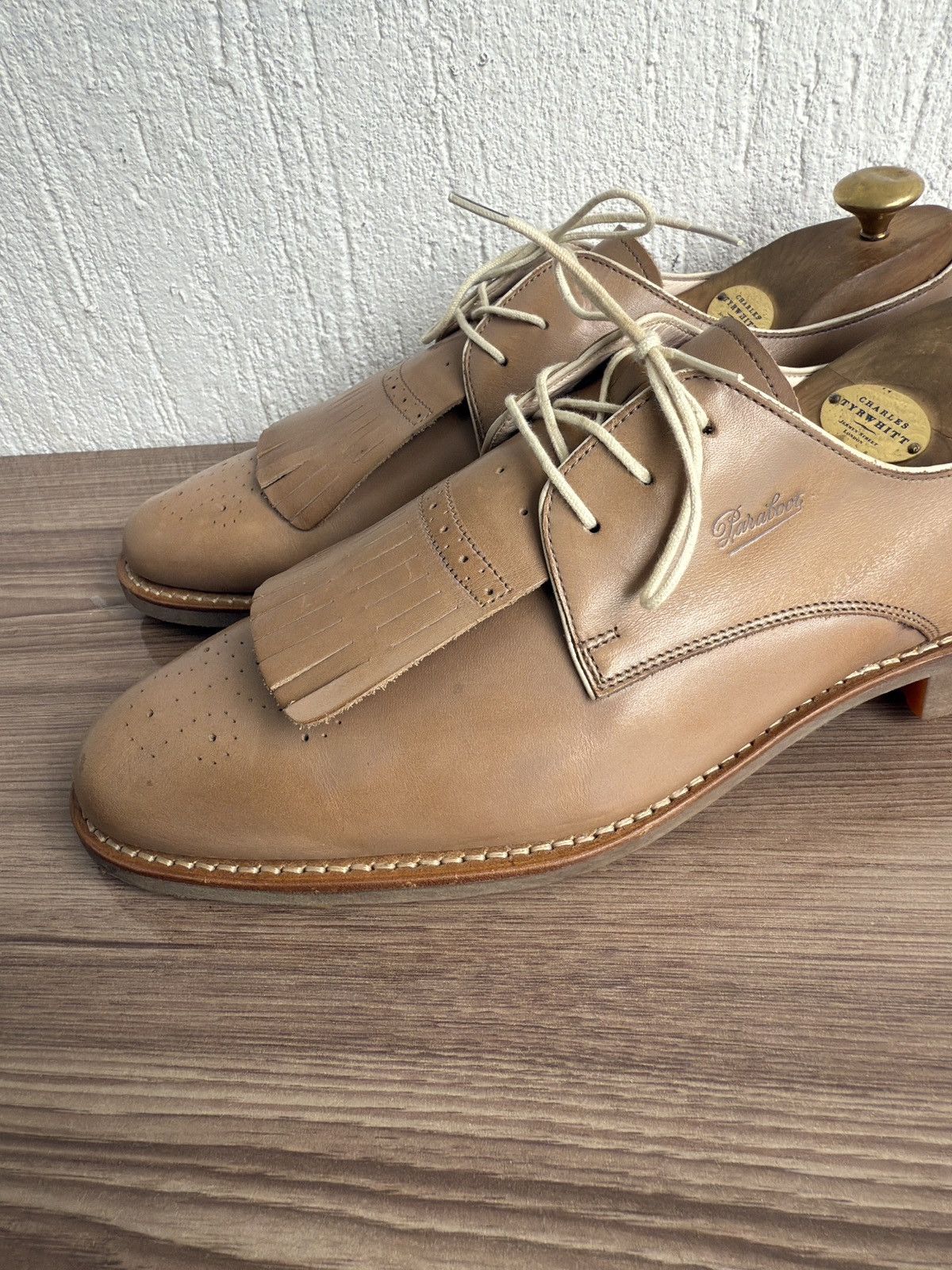 Paraboot Micheal marche tan derby Size US 8 / EU 41 - 4 Thumbnail