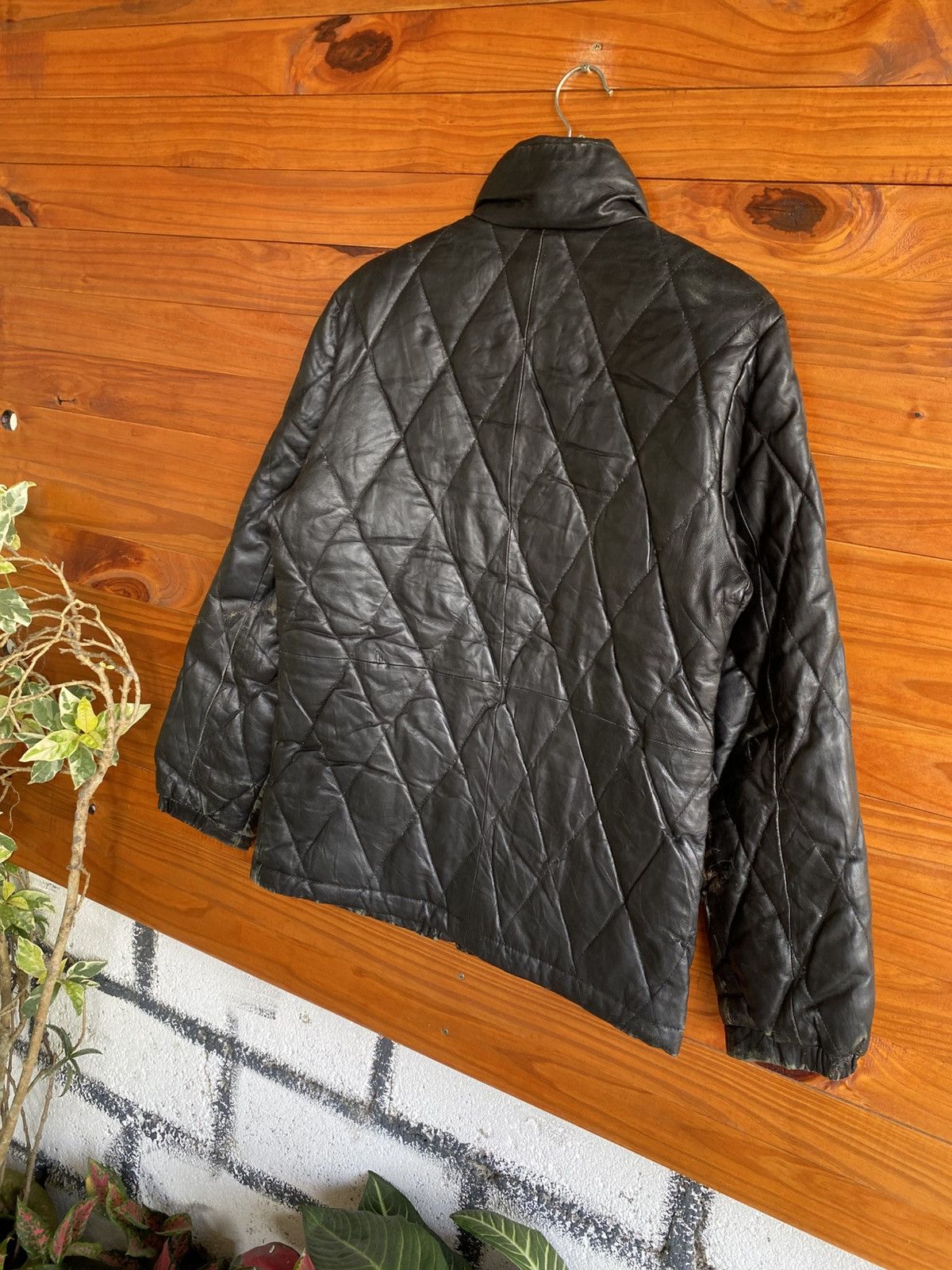 Redmoon Redmoon Quilted Leather Jacket Black Japanese Leather Size US S / EU 44-46 / 1 - 18 Thumbnail