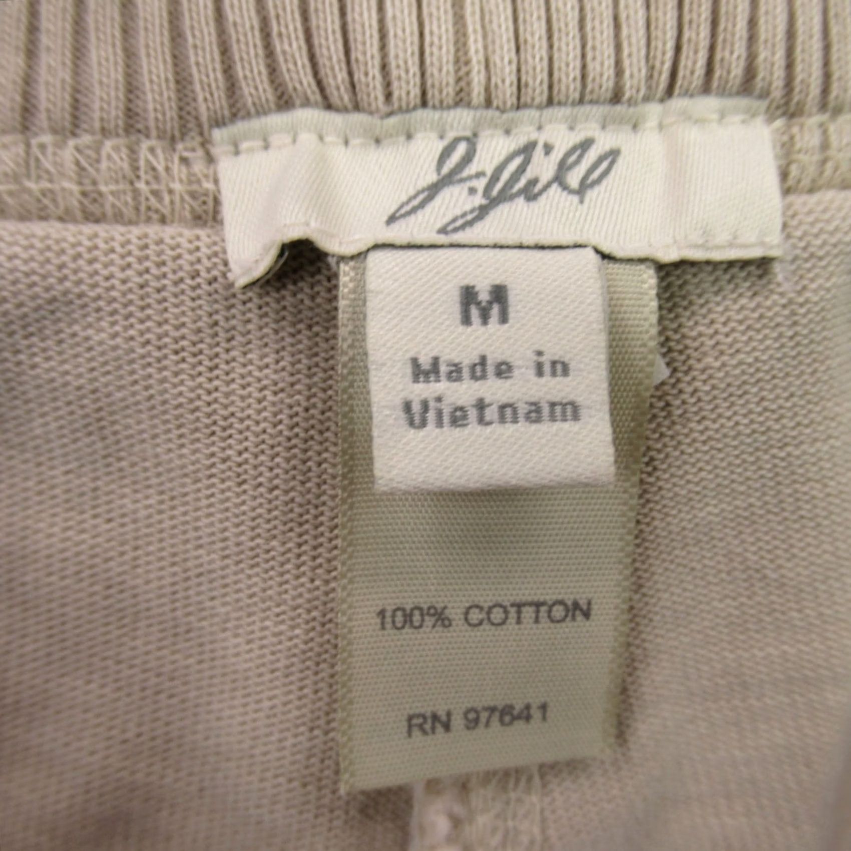 J. Jill J Jill Shorts Womens Medium Chino Lightweight Pockets Casual Beige Size 32" / US 10 / IT 46 - 3 Thumbnail