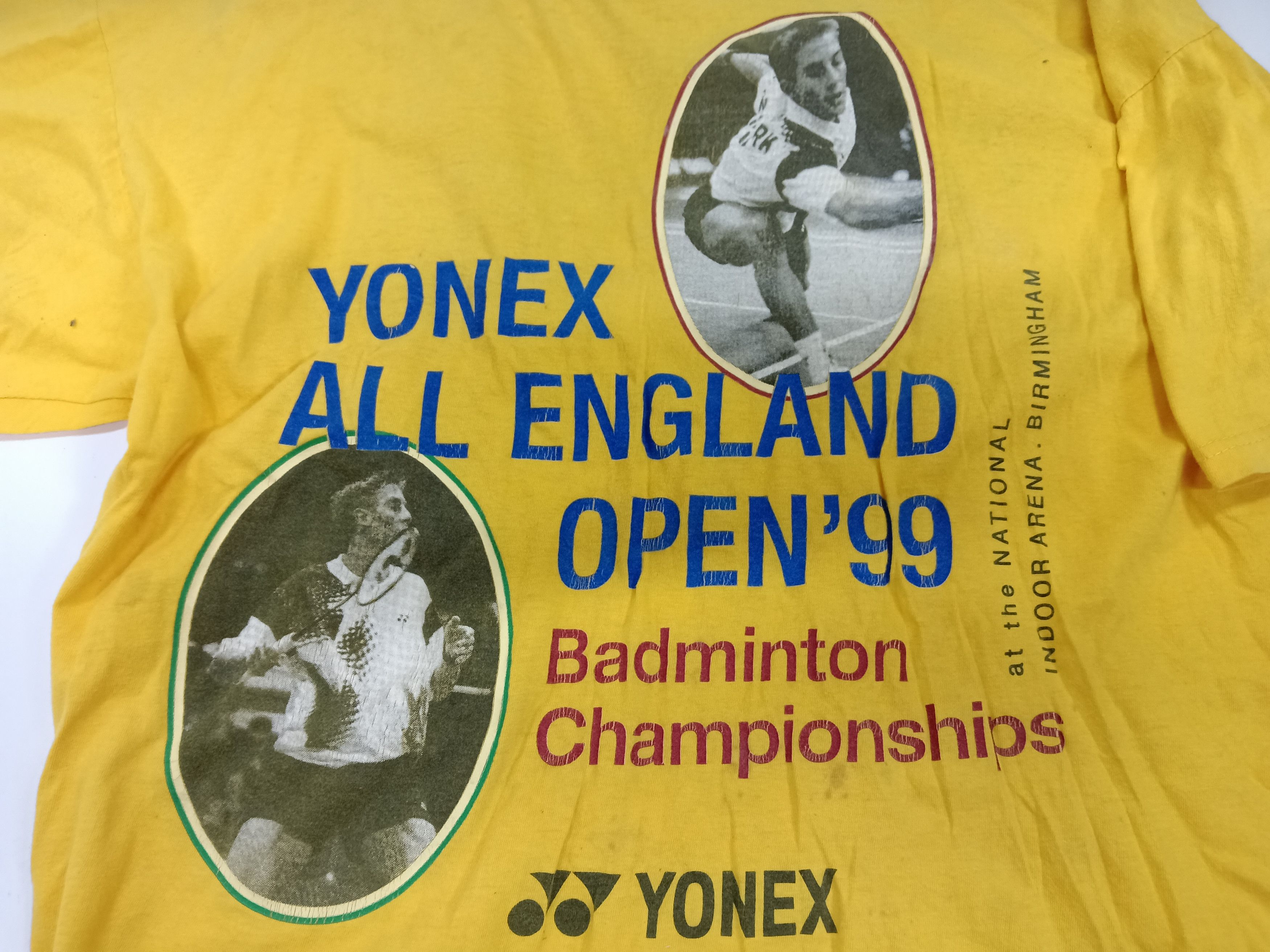 Japanese Brand × Vintage Vtg.rare 99 Yonex all ENGLAND legend peter gade christensen Size US S / EU 44-46 / 1 - 1 Thumbnail