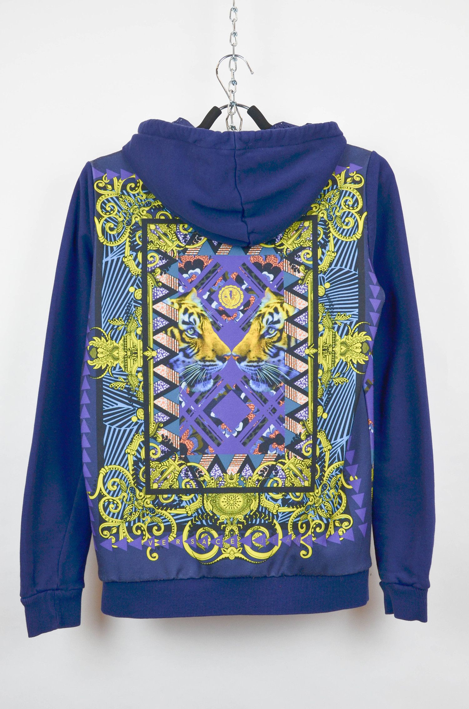Versace Jeans Couture VERSACE JEANS Zip Up Hooded Jacket - XS Size XS / US 0-2 / IT 36-38 - 7 Thumbnail