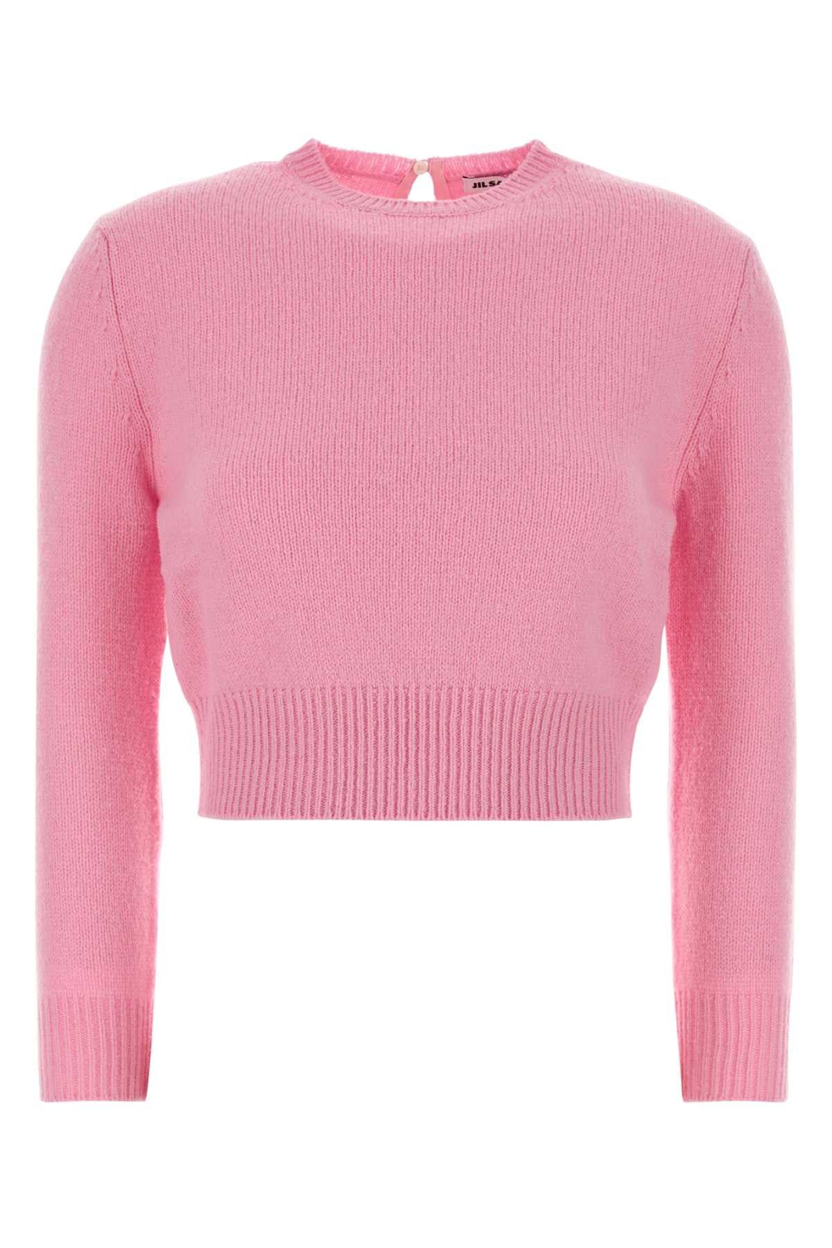 Jil Sander Pink Wool Blend Sweater Size M / US 6-8 / IT 42-44 - 1 Thumbnail