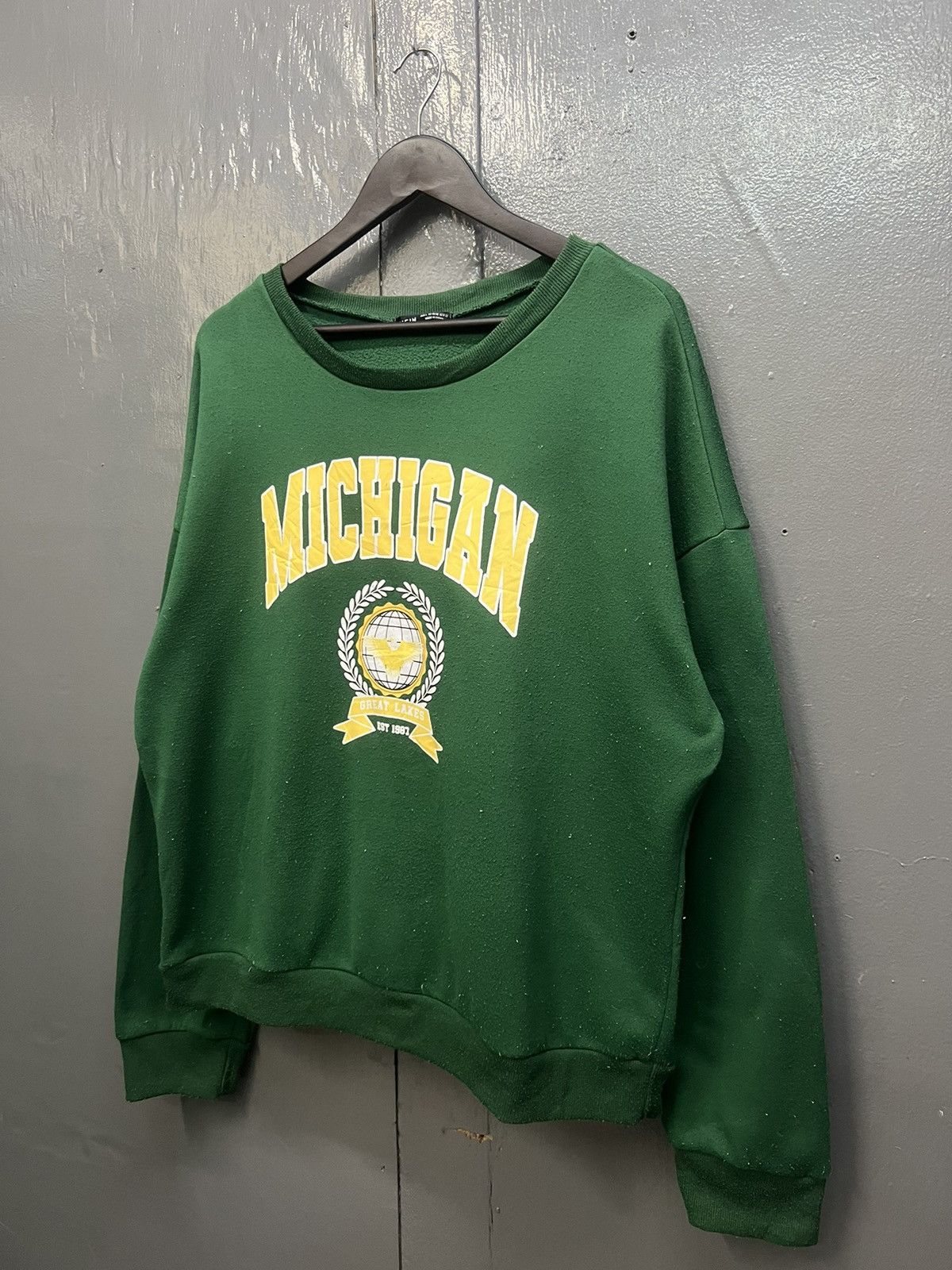 Japanese Brand Michigan Great Lakes Sweatshirt Size US L / EU 52-54 / 3 - 3 Thumbnail
