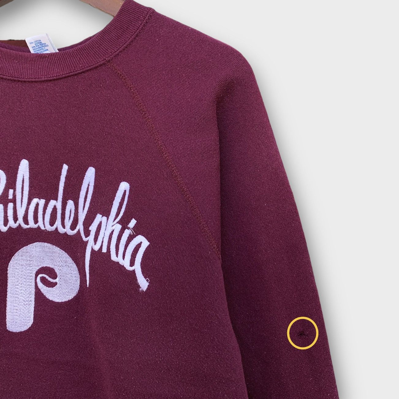 MLB Rare! Vintage 80s MLB Philadelphia Phillies Sweatshirt Size US M / EU 48-50 / 2 - 4 Thumbnail