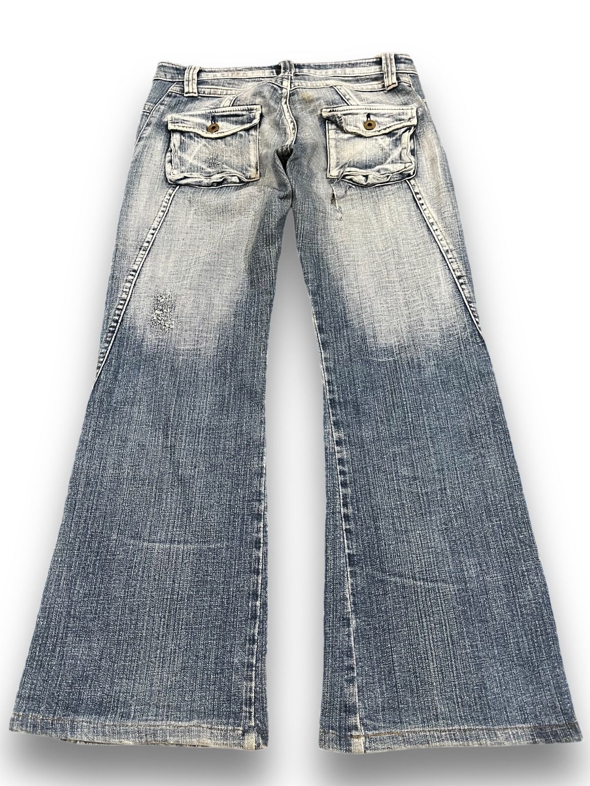 Camel × Vintage Vintage Camel Road Flare Bell Bottom Grunge Denim Size US 32 / EU 48 - 5 Thumbnail