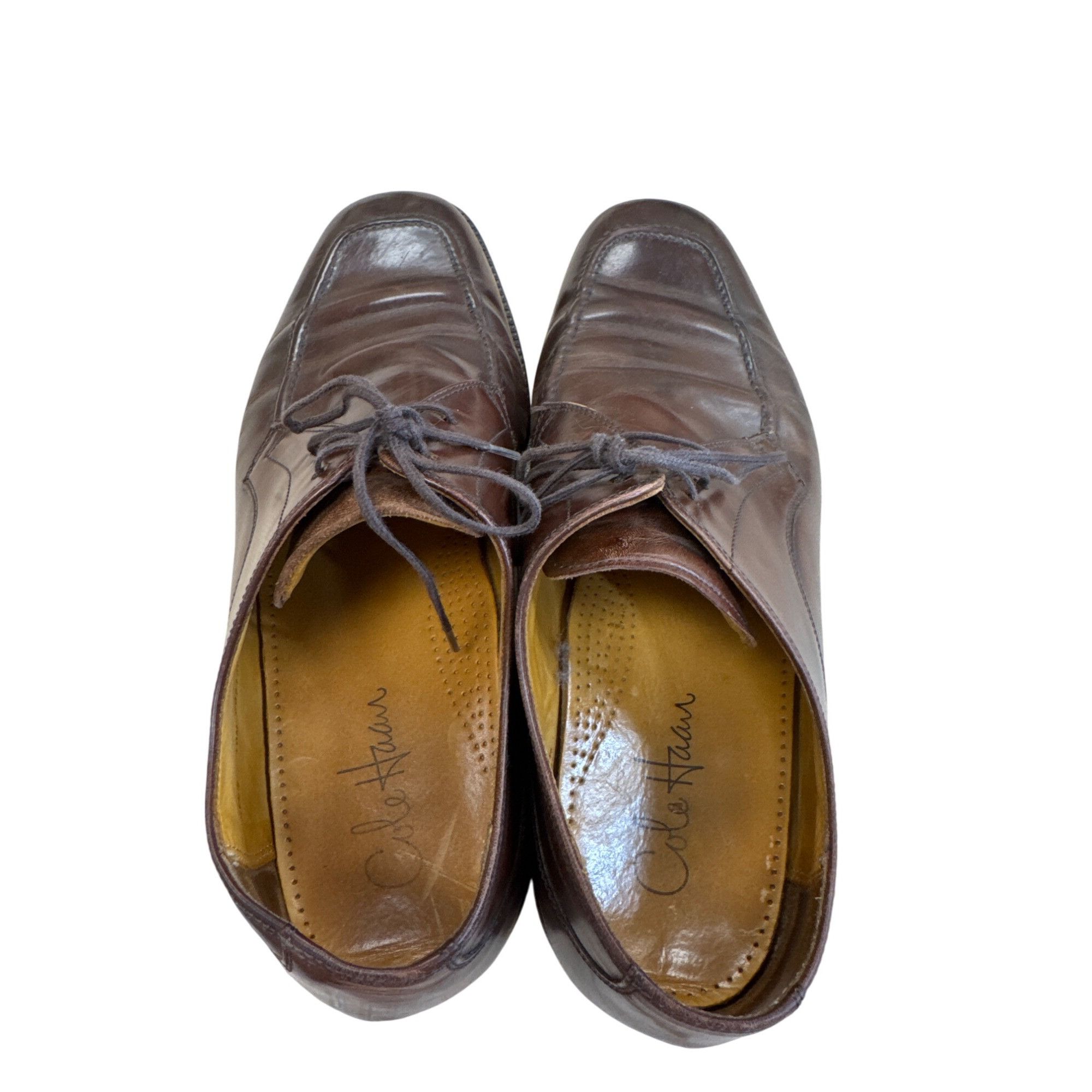 Cole Haan Cole Haan Mens Brown Leather Oxford Shoes Size 10M SKU 7800 Size US 10 / EU 43 - 8 Thumbnail