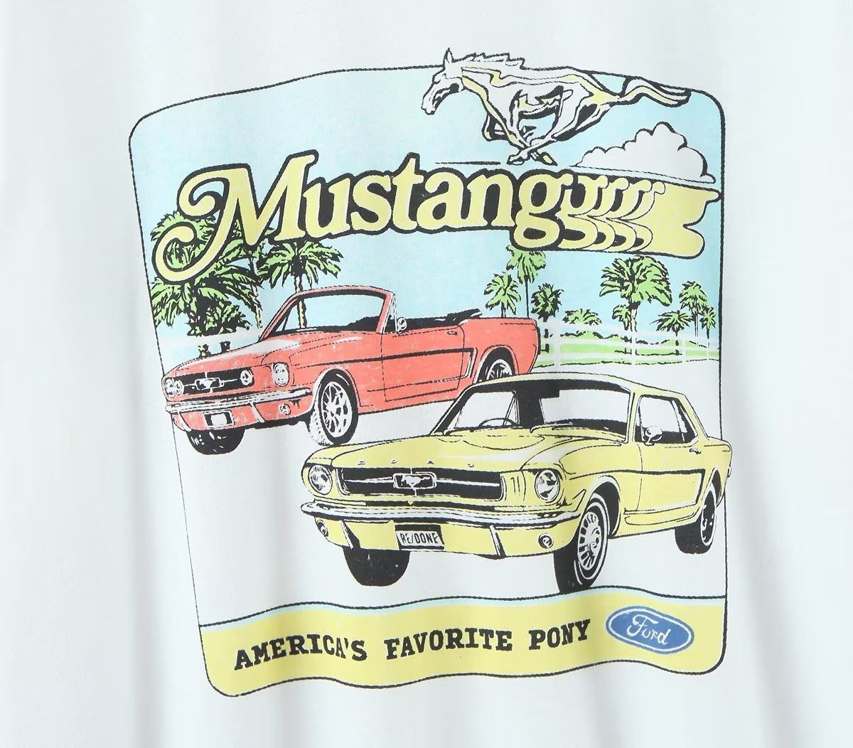 Vintage Y2k Mostang Tee Size US S / EU 44-46 / 1 - 5 Thumbnail