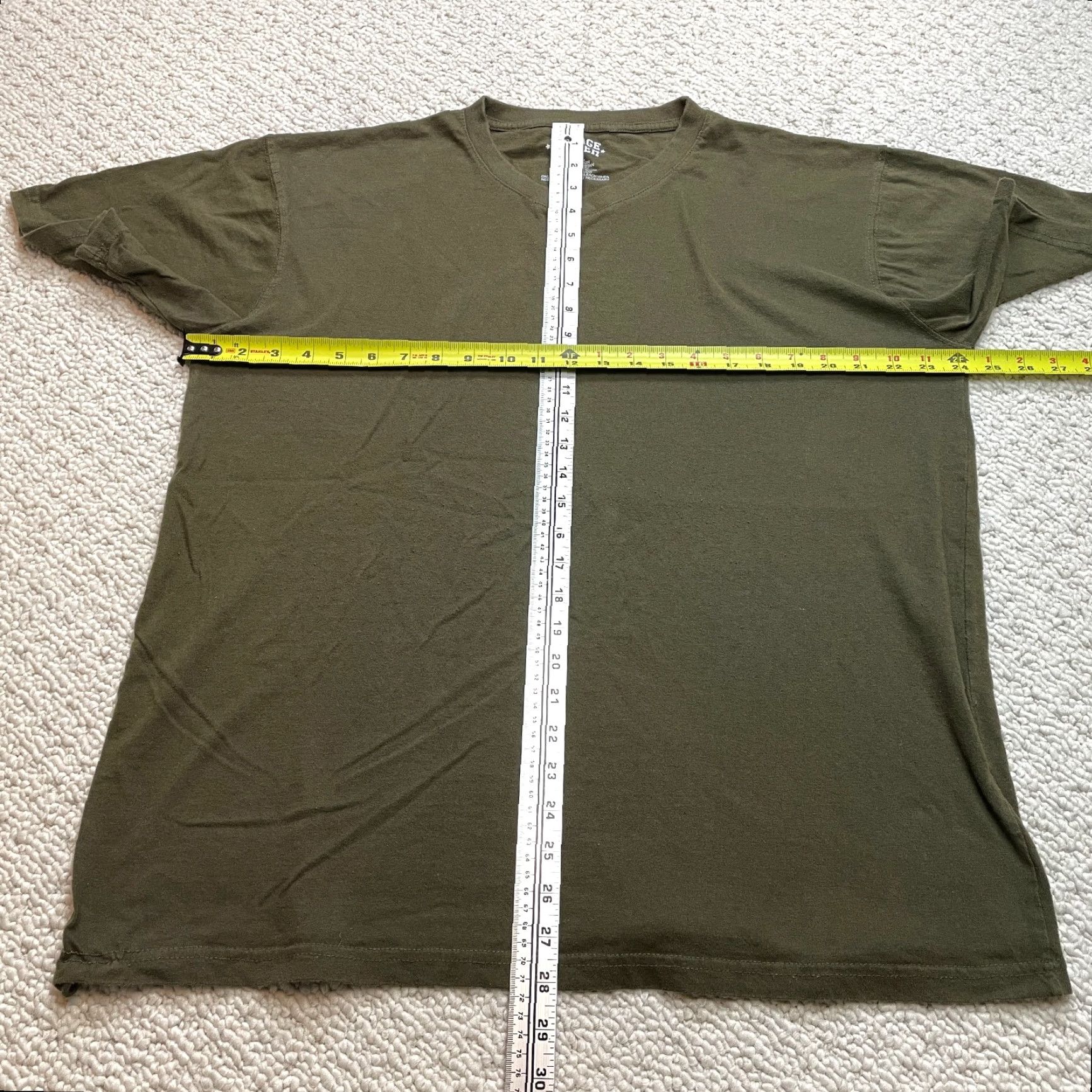 Vintage VINTAGE Harlem Shirt Mens 2XL Green Solid Crew Cotton Short Sleeve Adult Size US XXL / EU 58 / 5 - 4 Thumbnail