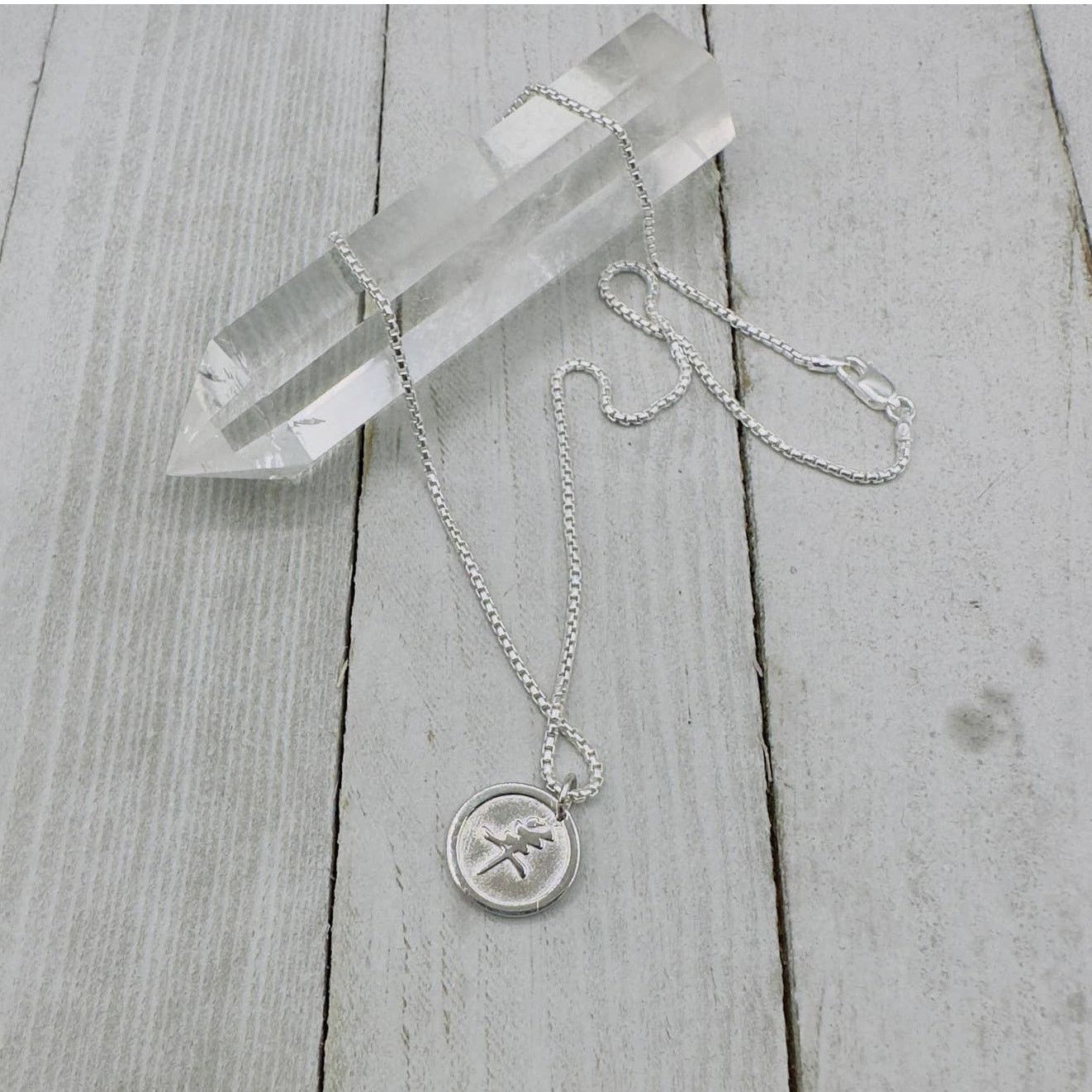 The Unbranded Brand Chinese Zodiac Year of The Goat 925 Silver Necklace Size ONE SIZE - 4 Thumbnail