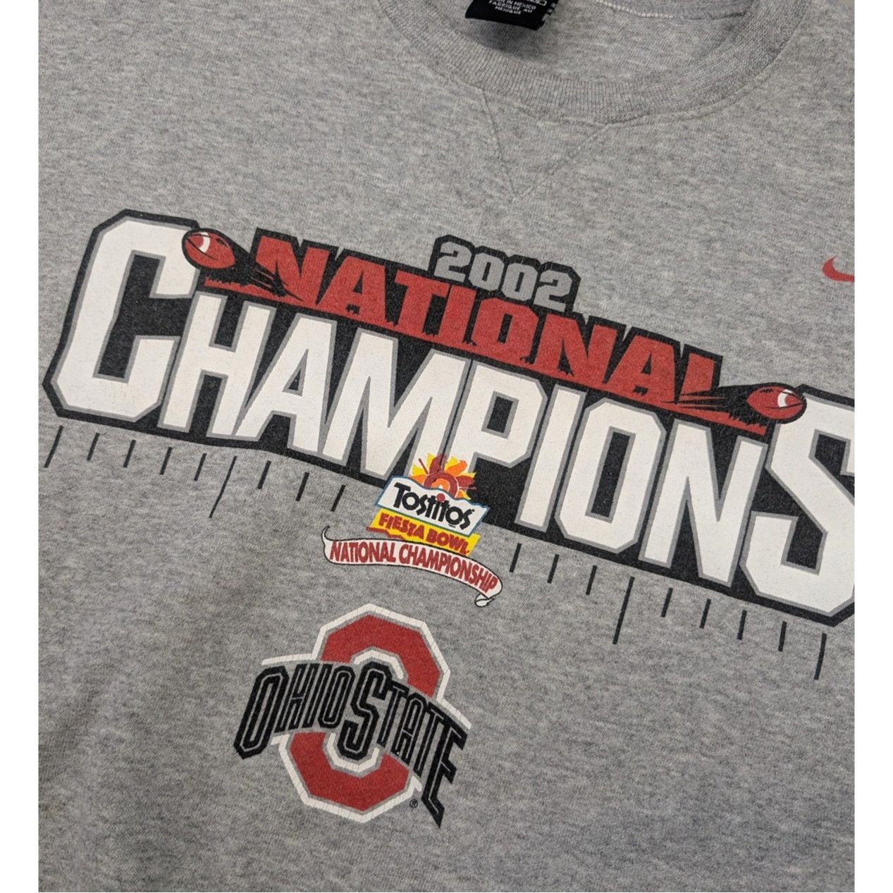 NFL × Nike × Vintage Y2K 2002 Ohio State National Champions Nike crewneck sweater Size US XL / EU 56 / 4 - 2 Thumbnail