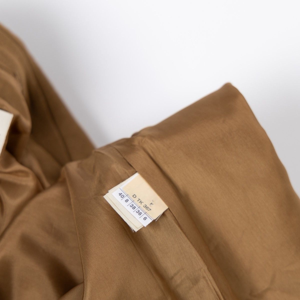 MAX&Co. Max&Co Womens Beige Wool Short Trench Coat Double Breasted Size S / US 4 / IT 40 - 7 Thumbnail