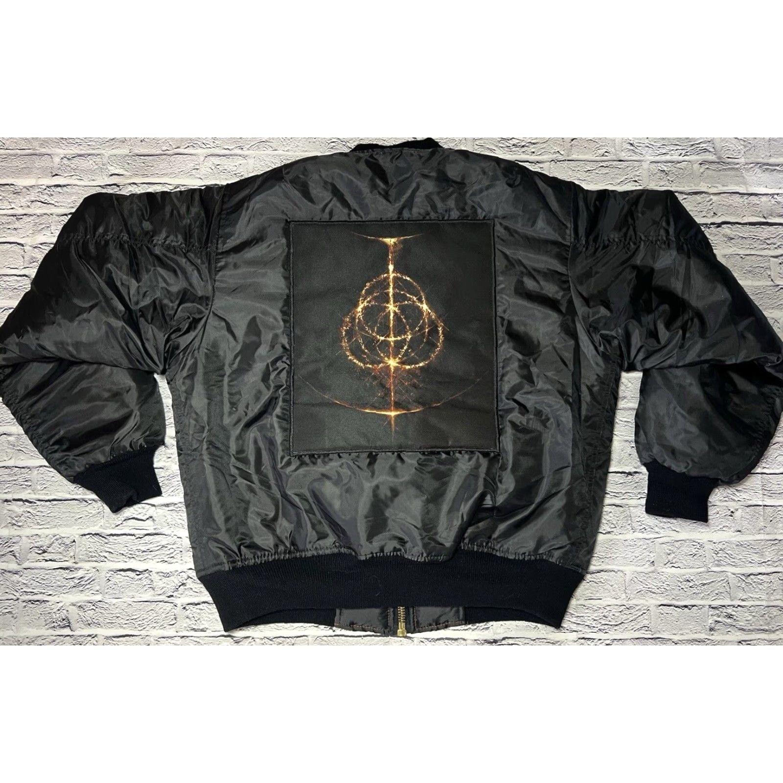 Vintage Bandai Namco Elden Ring Cloak MA-1 Bomber Jacket Small Unisex Size US L / EU 52-54 / 3 - 2 Thumbnail