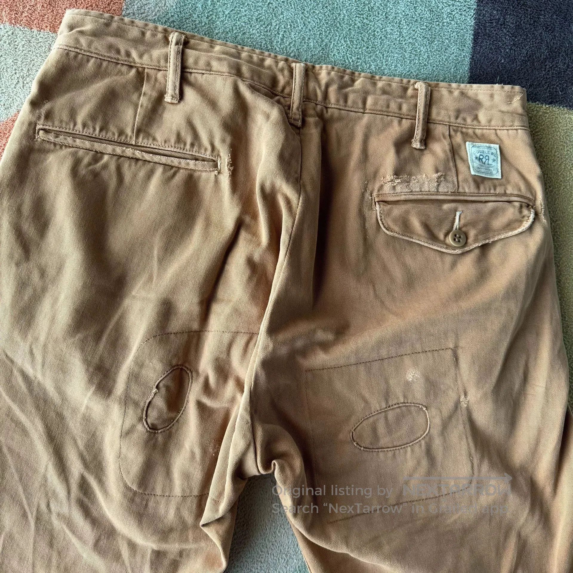 RRL Ralph Lauren RRL Ralph Lauren Double RL Distressed Casual Pants. Size US 31 - 7 Thumbnail