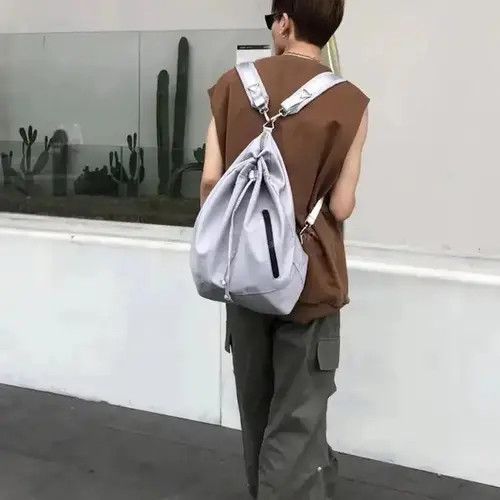 Indigo Bag Grey y2k backpack shoulder bag Size ONE SIZE - 3 Thumbnail