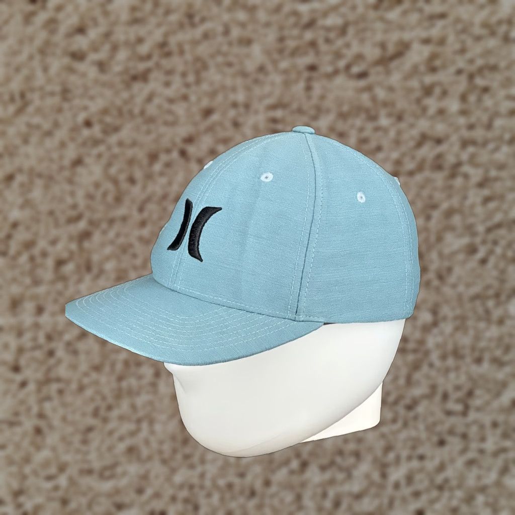 Hurley Hurley Hat Cap Fitted Adult Large Blue Skate Surf Nylon Blend Flexfit B Size ONE SIZE - 1 Thumbnail