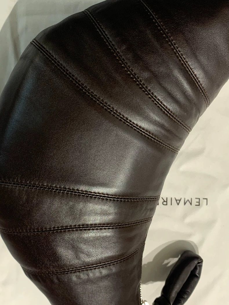 Lemaire Lemaire dark chocolate color small size lamb leather horn Size ONE SIZE - 6 Thumbnail
