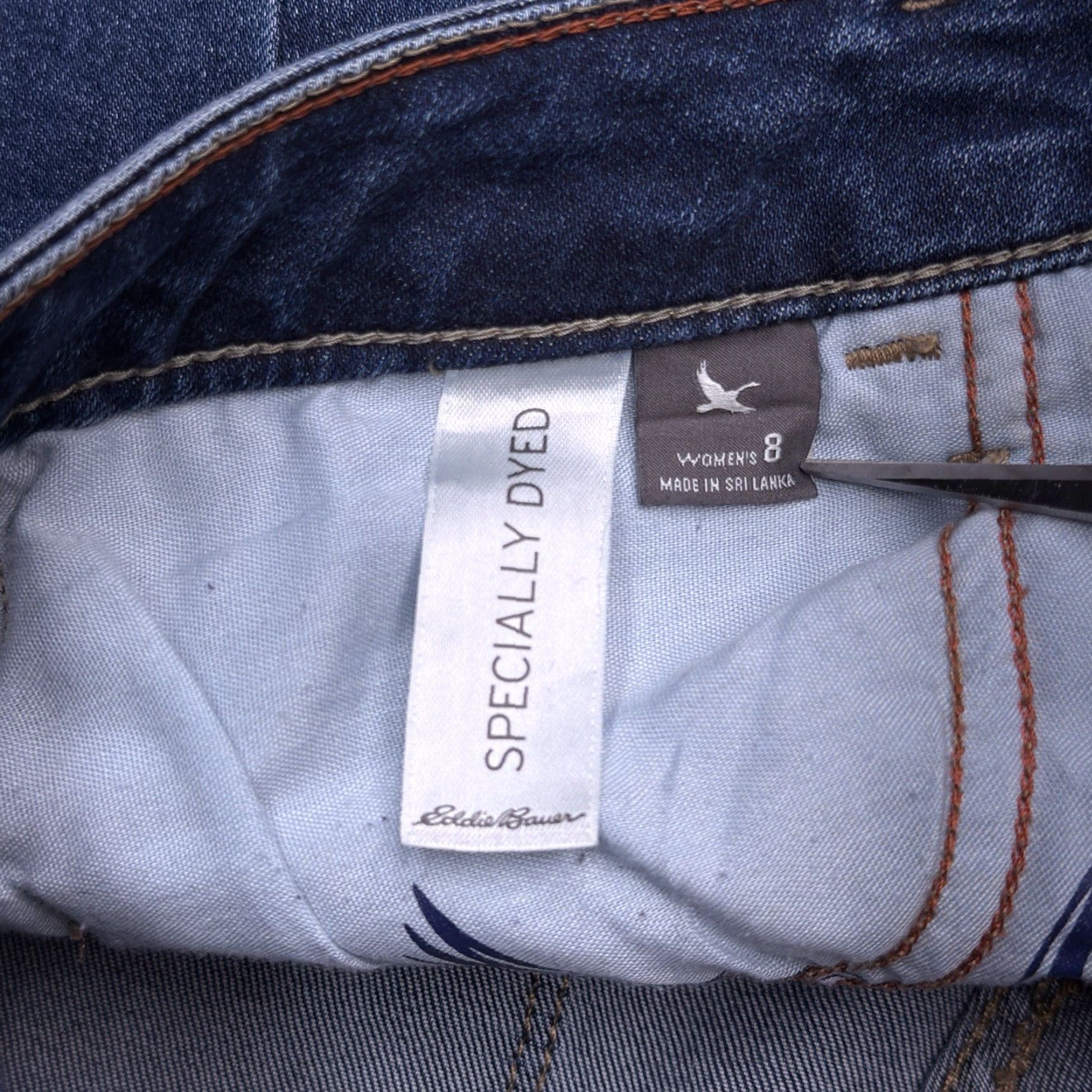 Eddie Bauer Eddie Bauer Skinny Jeans Womens 8 Mid Rise Stretch Jeans Blue Slim 5-Pocket Denim City Size 30" / US 8 / IT 44 - 5 Thumbnail