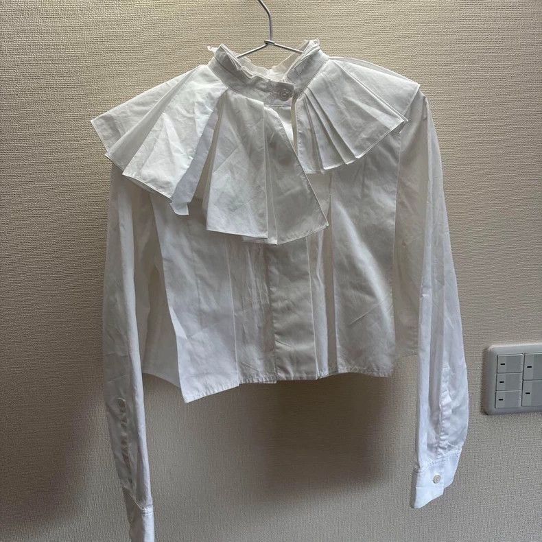 Jil Sander Jil Sander size 32 White shirt top Size 4XL / US 24-26 - 1 Thumbnail