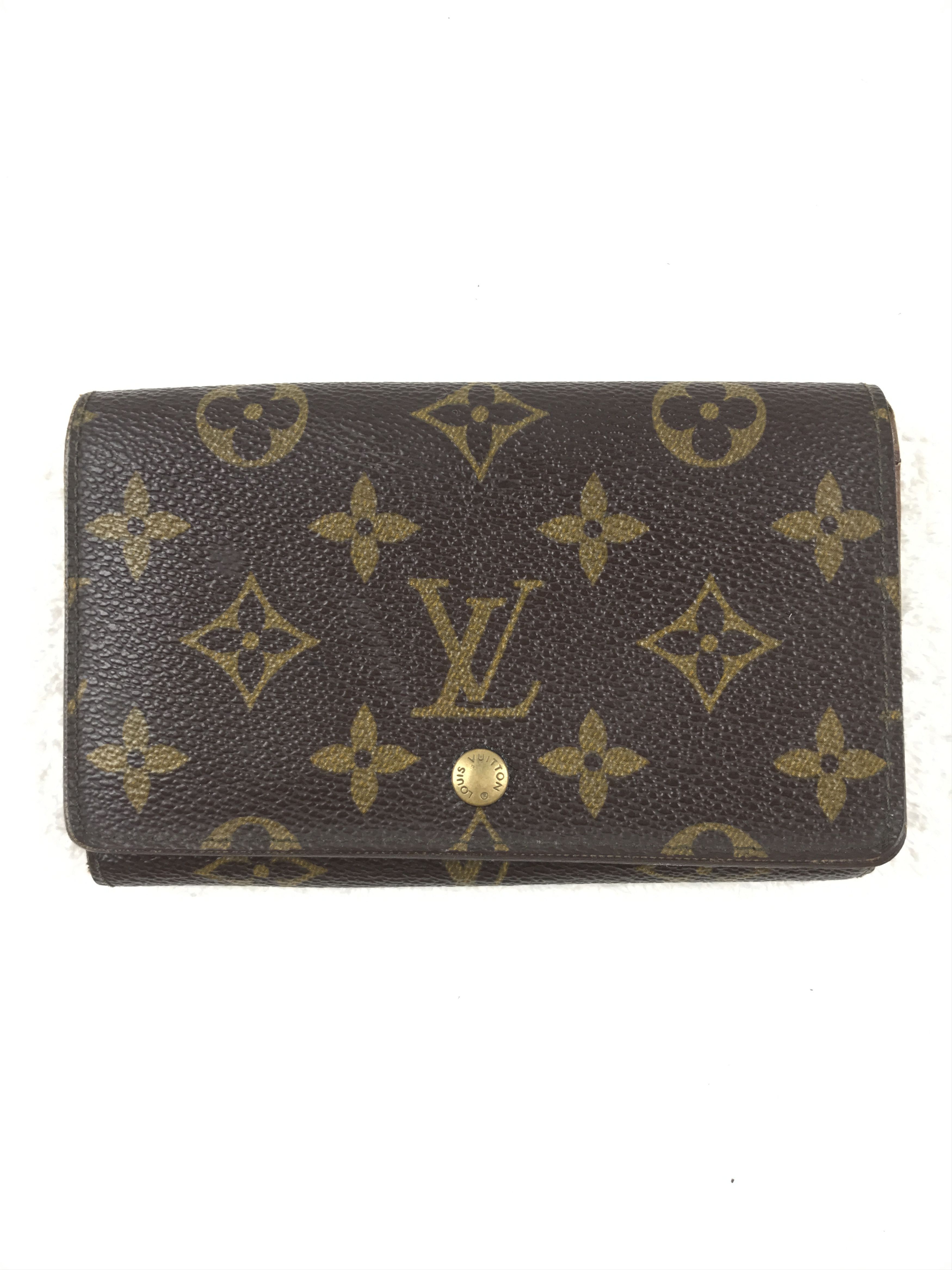 Louis Vuitton × Vintage Louis Vuitton Monogram Portefeuille Monnaie Tresor Wallet Size ONE SIZE - 1 Thumbnail