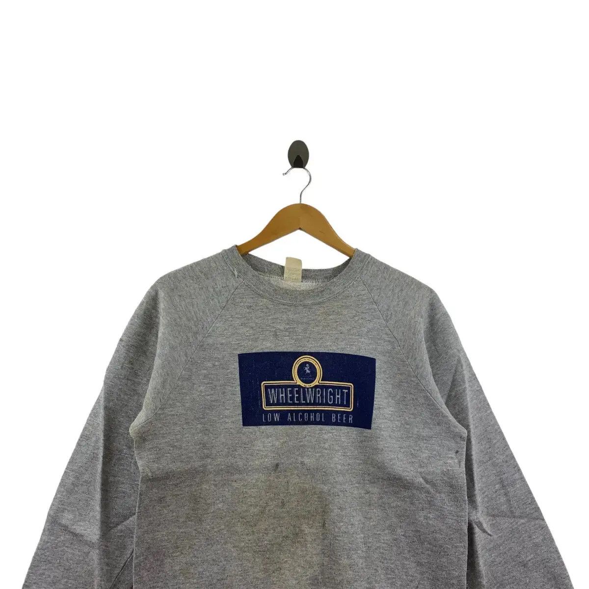 Vintage Vintage 90’ WHEELWRIGHT Low Alcohol Beer Brewery Sweatshirt Size M / US 6-8 / IT 42-44 - 3 Thumbnail