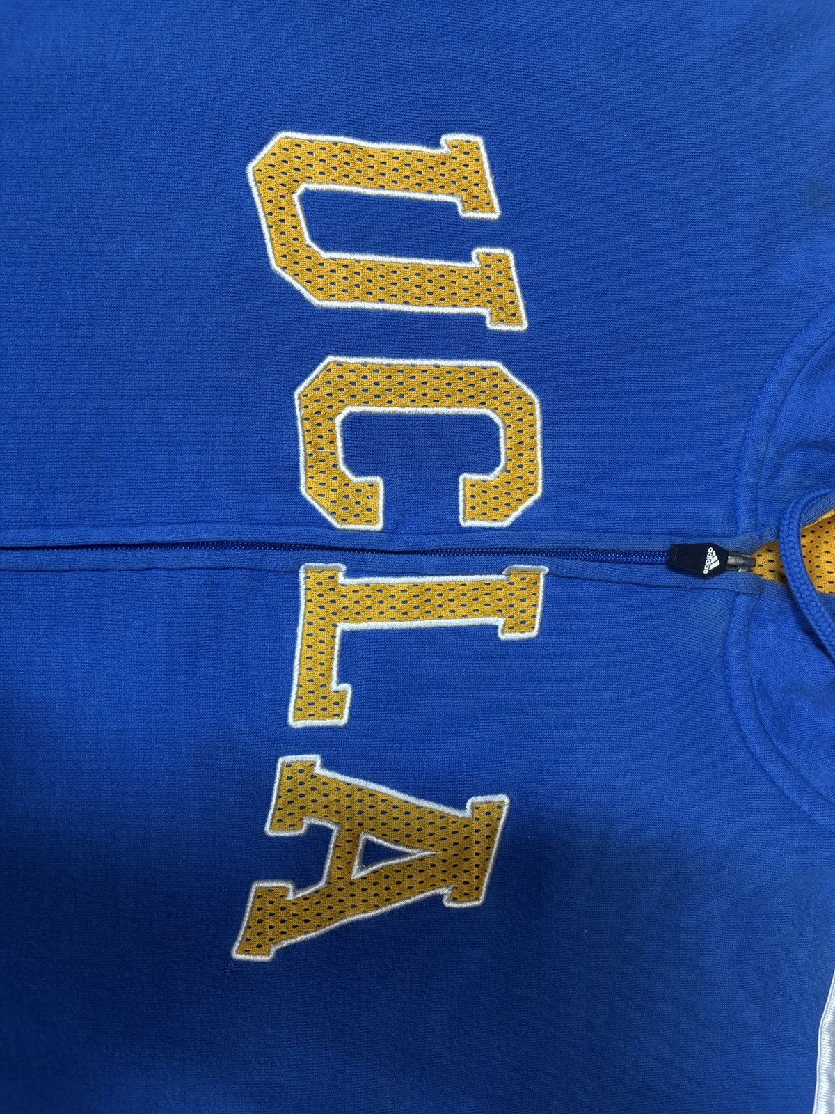 NCAA Vintage 2000s Adidas UCLA College Zip Up Hoodie Size XL 0562 Size US XL / EU 56 / 4 - 4 Thumbnail