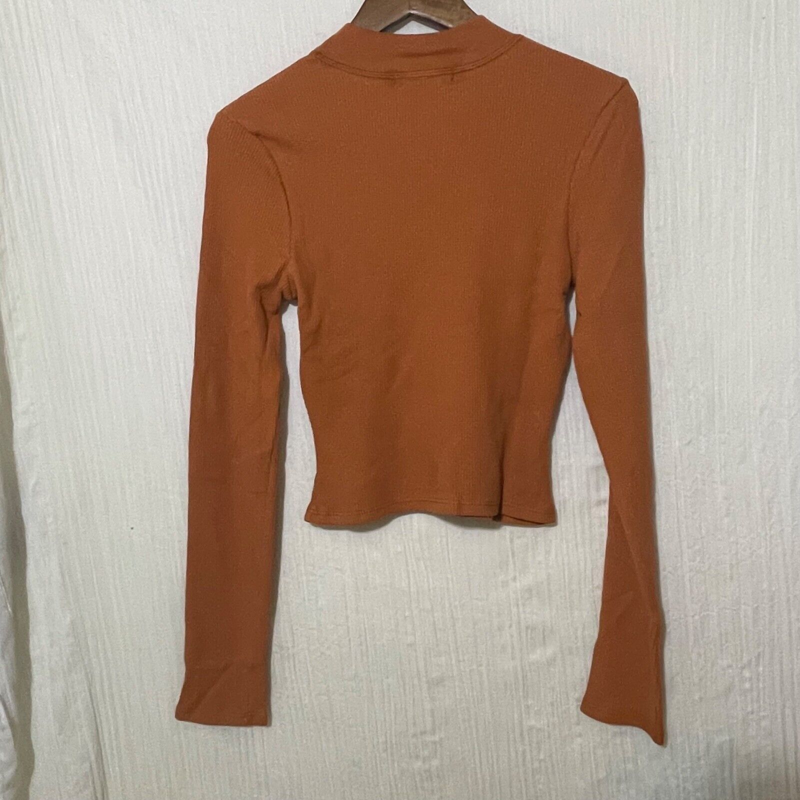 Daydreamer Daydreamer Thermal Crop Womens Large NWT Mock Orange Size L / US 10 / IT 46 - 8 Thumbnail