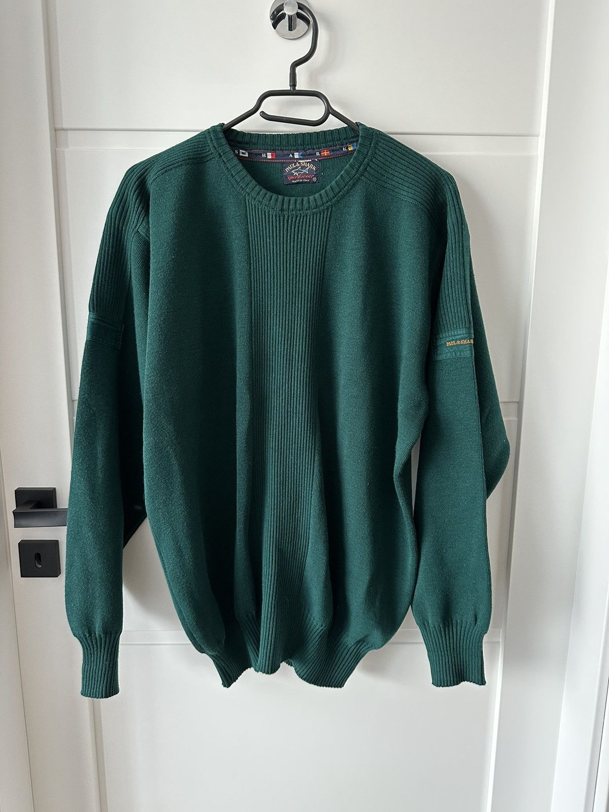 Paul & Shark 90’s Paul & Shark green vintage sweater wool jumper yachting Size US XL / EU 56 / 4 - 1 Thumbnail