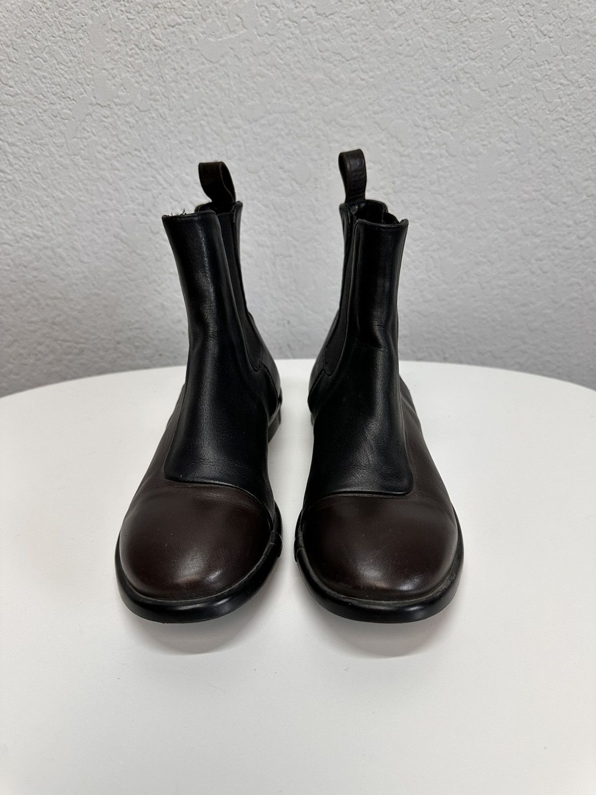 Dirk Bikkembergs Bikkembergs Brown Leather Chelsea Boots Minimal Italy Size US 6 / IT 36 - 6 Thumbnail
