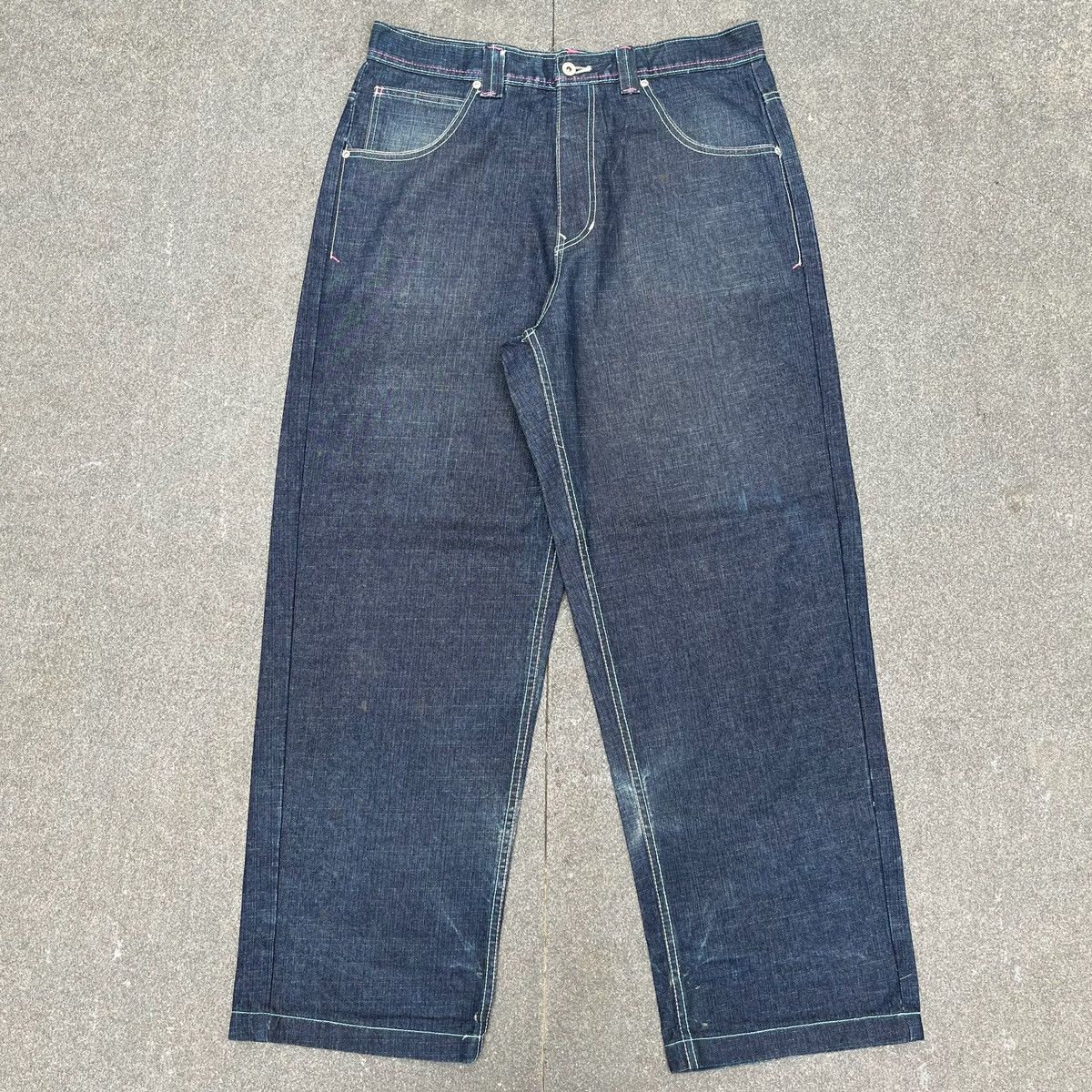 Southpole × Vintage Crazy Vintage South Pole Embroidered Denim Jeans Size US 36 / EU 52 - 4 Thumbnail