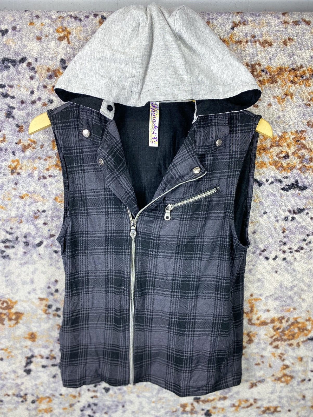 Other SPINASH VEST PUNK Y2K STYLE ZIP HOODIE Size US L / EU 52-54 / 3 - 3 Thumbnail