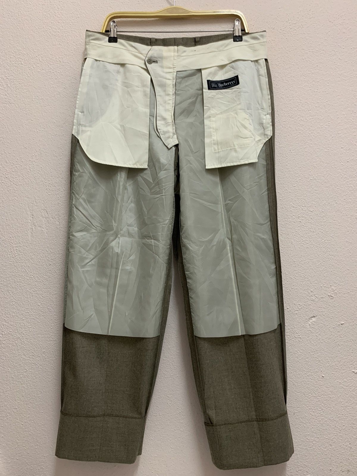 Burberry Vintage BURBERRY Wool Pants Size US 35 - 9 Thumbnail