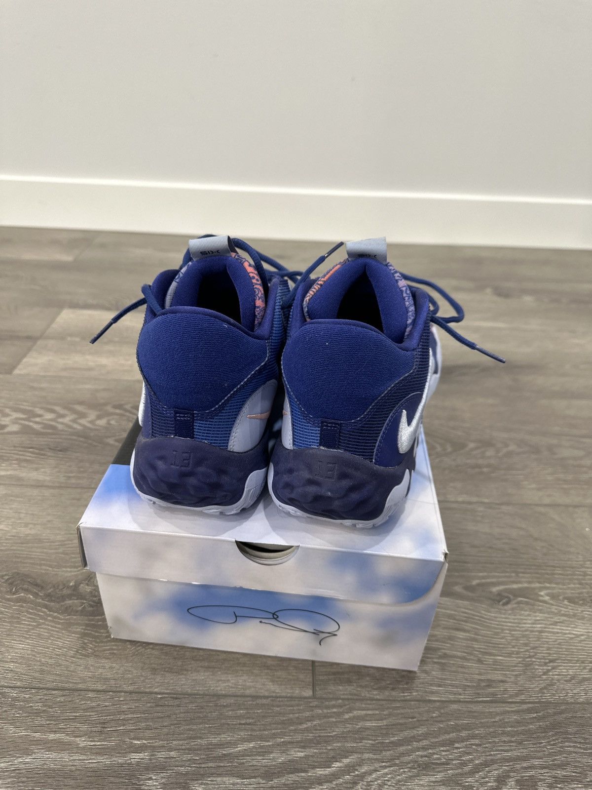Nike Pg 6 blue paisley Size US 12 / EU 45 - 4 Thumbnail