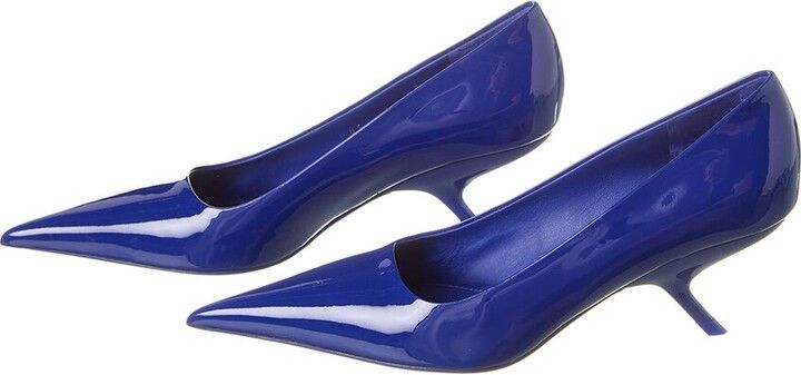 Salvatore Ferragamo o1s1rm0924 Eva Patent Pump in Blue Size US 6.5 / IT 36.5 - 4 Thumbnail