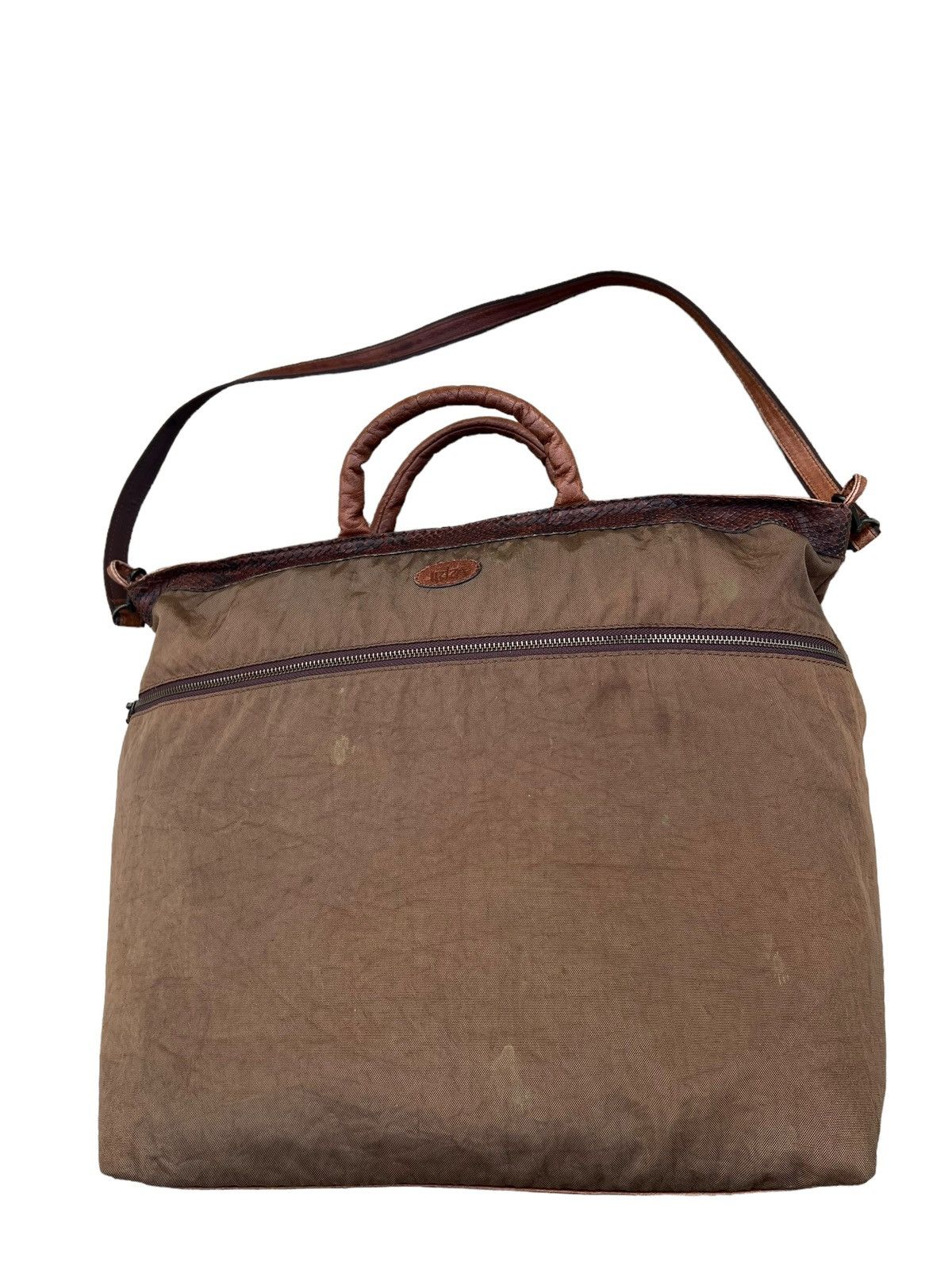 Leather Vintage Ibiza Japan Hybrid Python Skin 2 Way Bag Size ONE SIZE - 8 Thumbnail
