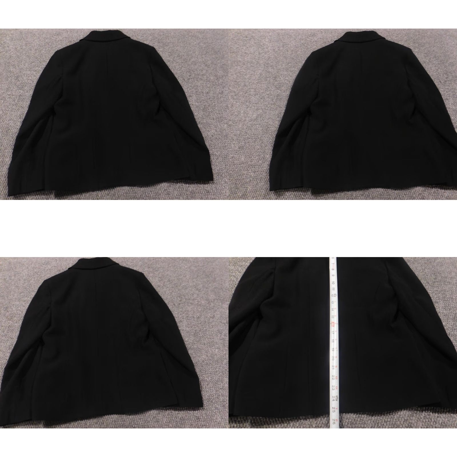 Vintage Chicos Blazer Jacket Black 2 Button Formal Mid-Length Long Sleeve Women Embroidered Polyester Lining Cotton Outer Shell Velvet? Size XS / US 0-2 / IT 36-38 - 8 Thumbnail