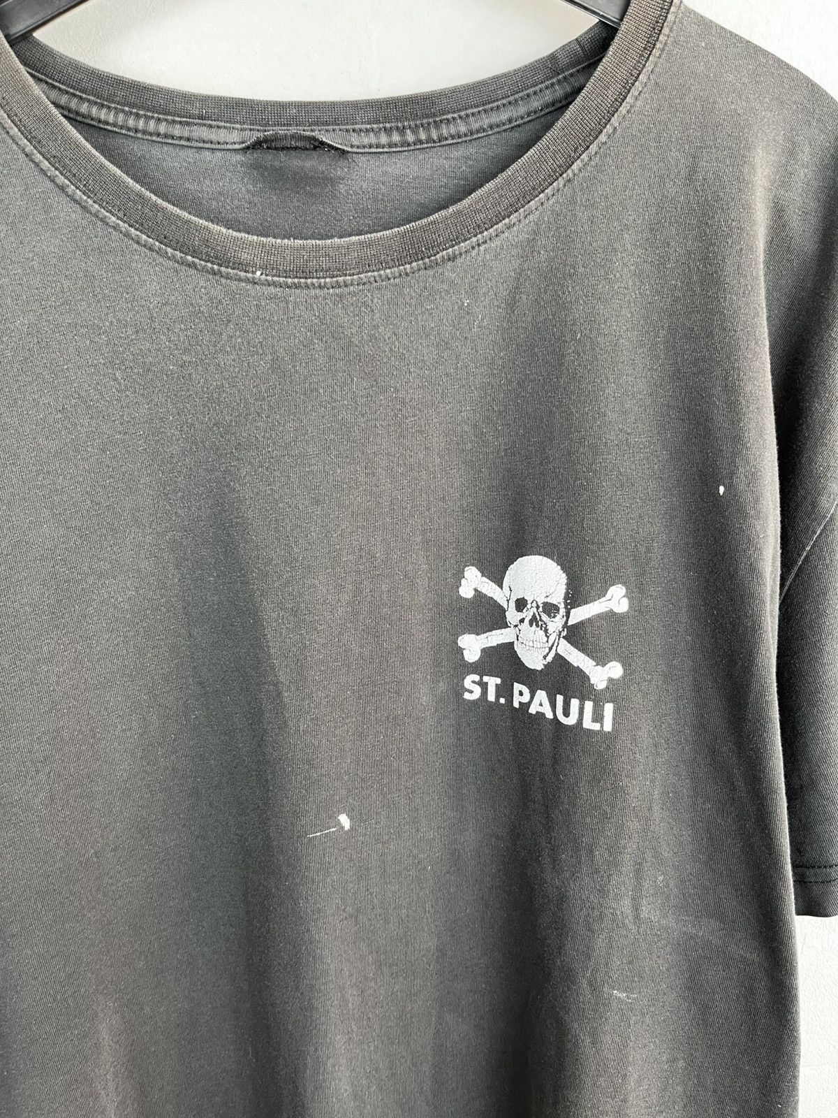 Designer × Vintage ST.Pauli t shirt skull vintage 90s Size US XL / EU 56 / 4 - 3 Thumbnail