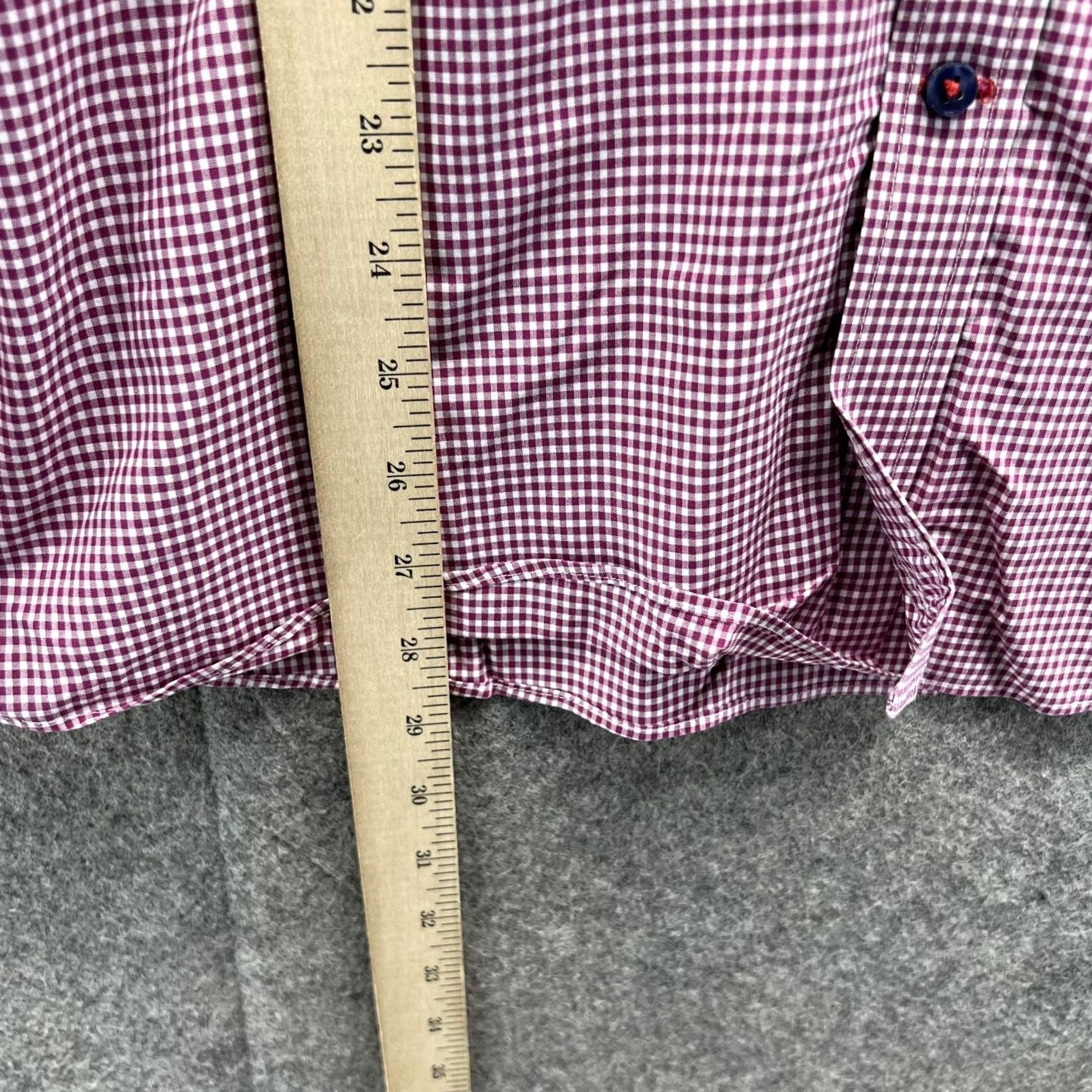Tommy Hilfiger Tommy Hilfiger Shirt Men 16.5 32/33 Slim Red Button-Down Casual Preppy Shirt Mens Size US XL / EU 56 / 4 - 6 Thumbnail