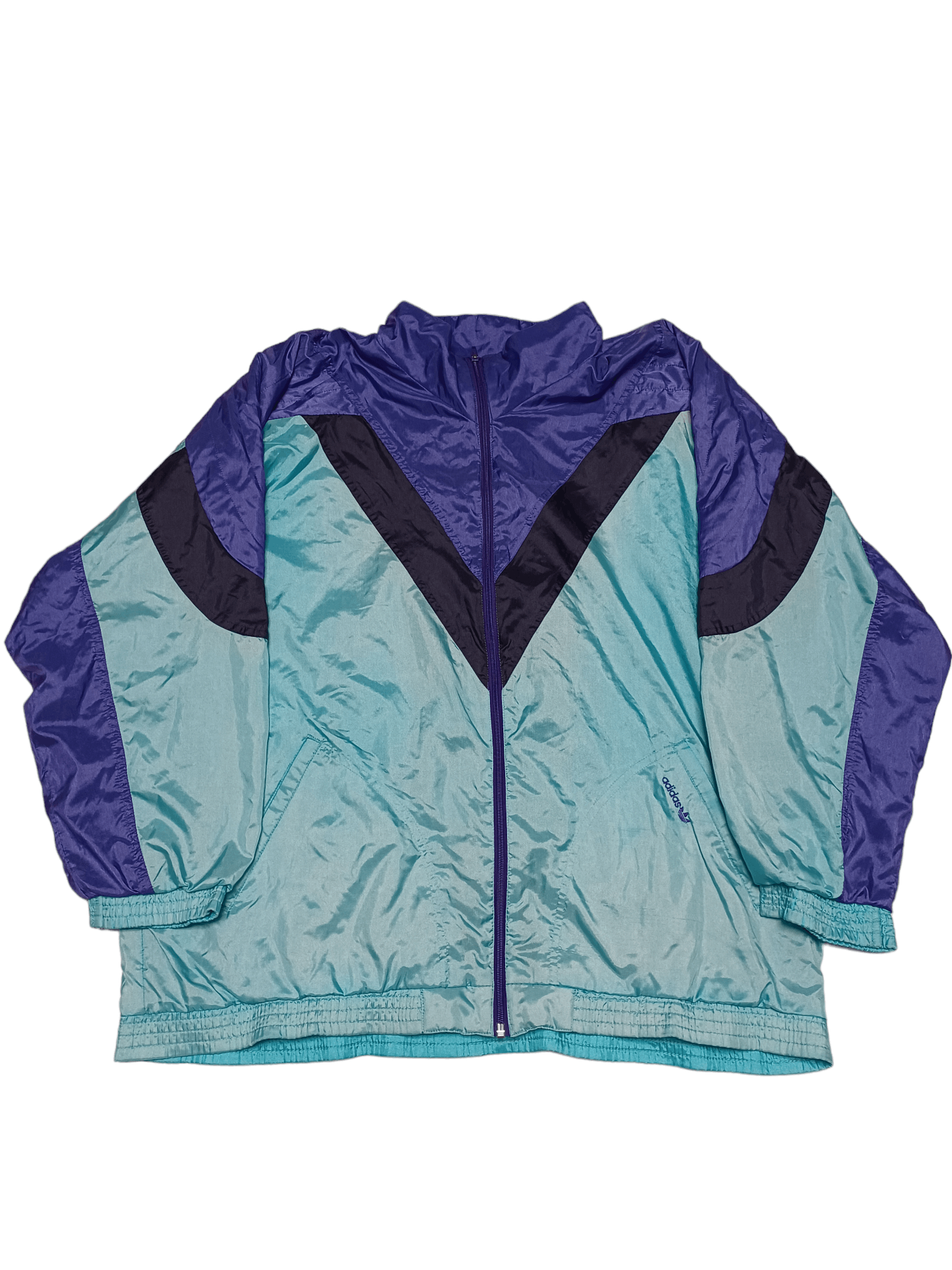 Adidas ADIDAS VINTAGE NYLON TRACKING JACKET SPORTSWEAR SOCCER Size US L / EU 52-54 / 3 - 1 Thumbnail